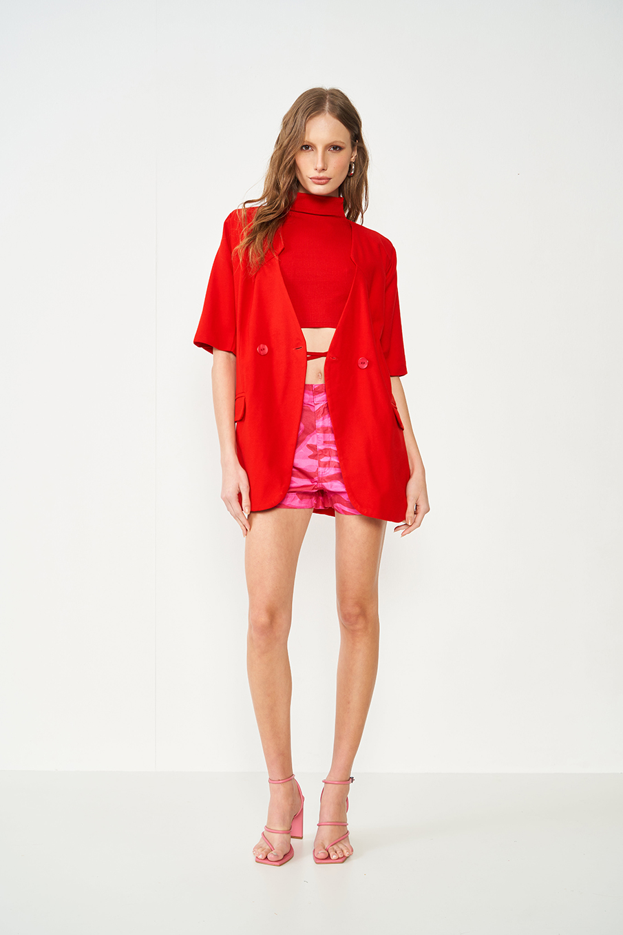 TOP CANELADO P VERMELHO SPARKL