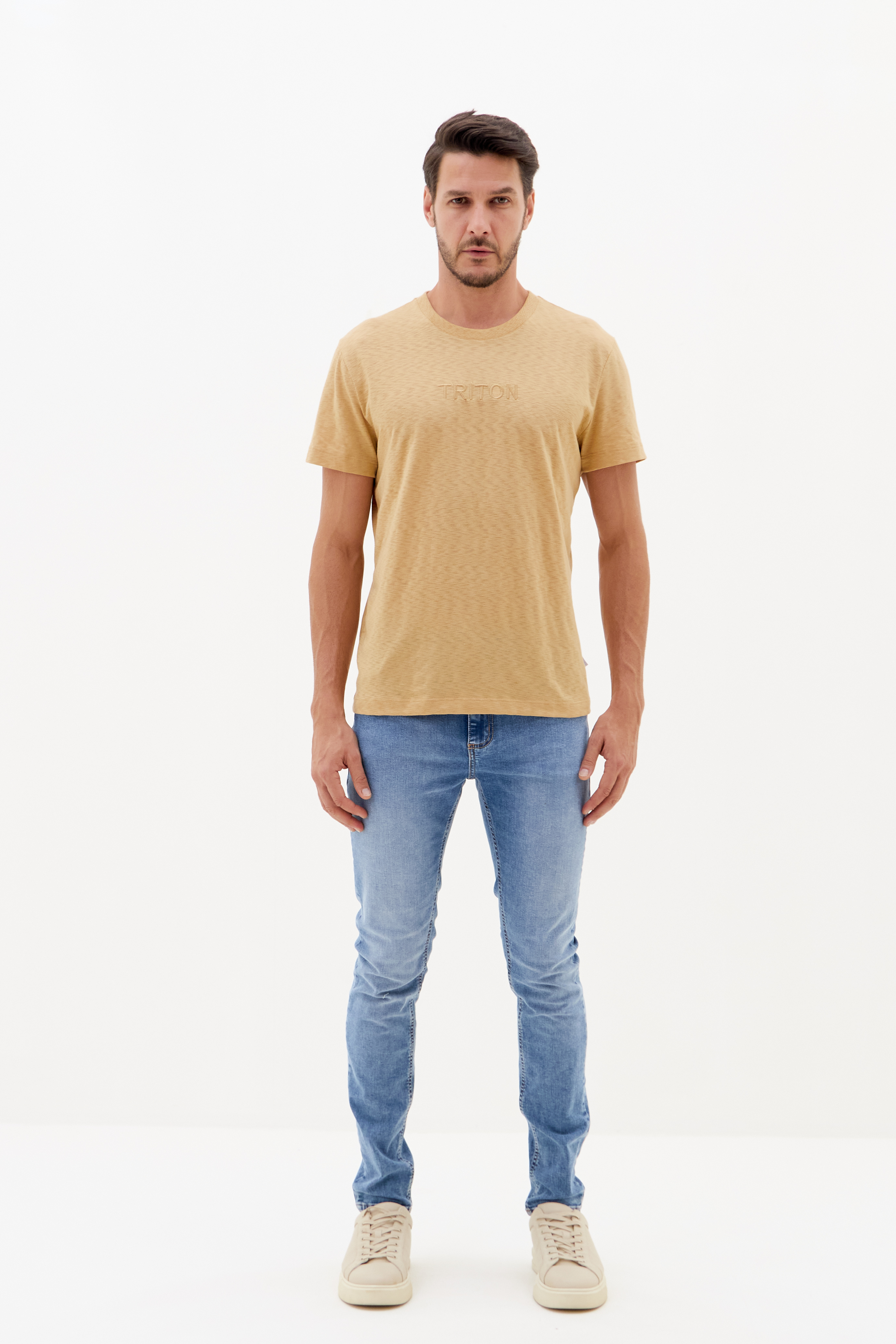 CAMISETA TRITON M BEGE FLAVO
