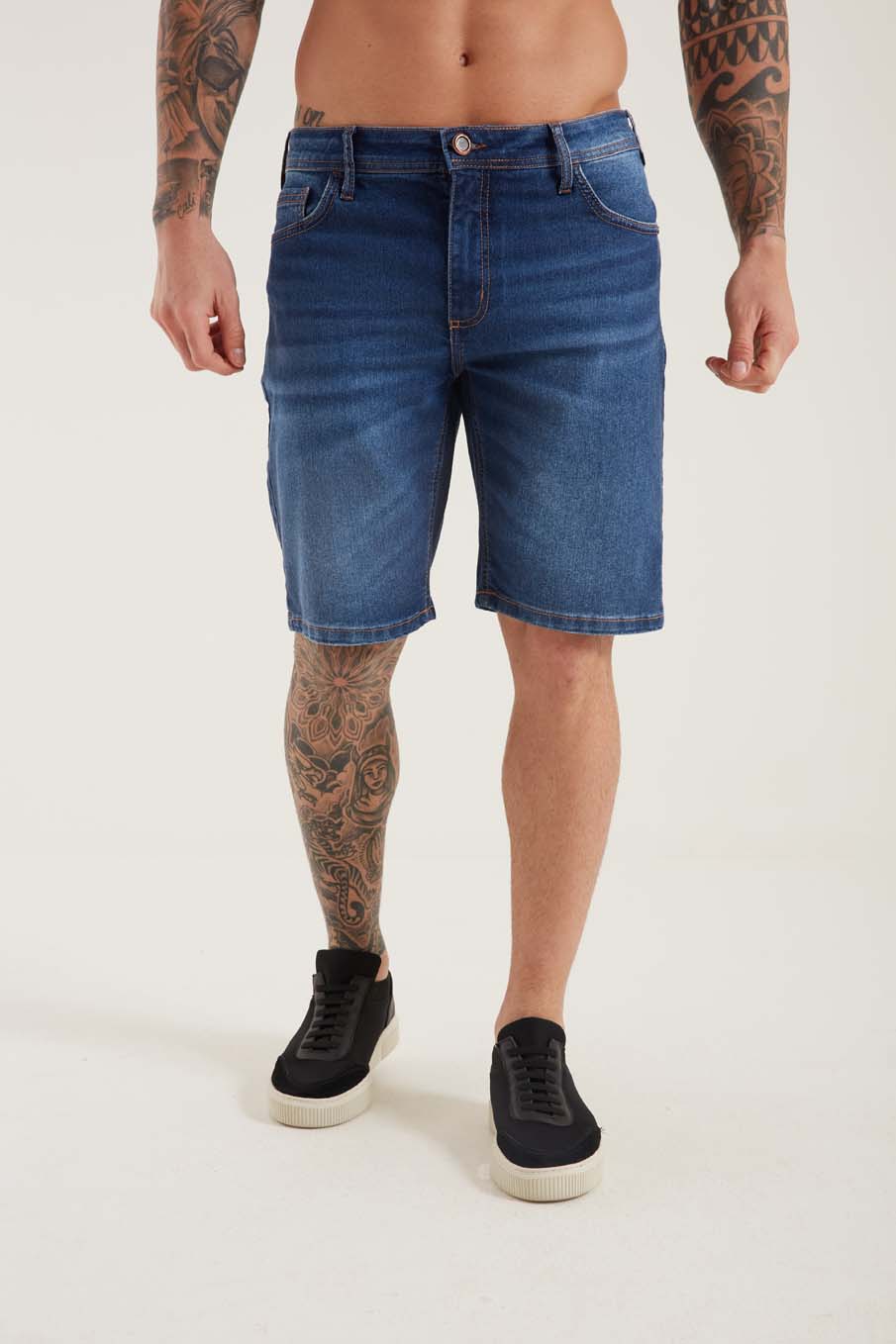 BERMUDA JEANS YURI 40 INDIGO