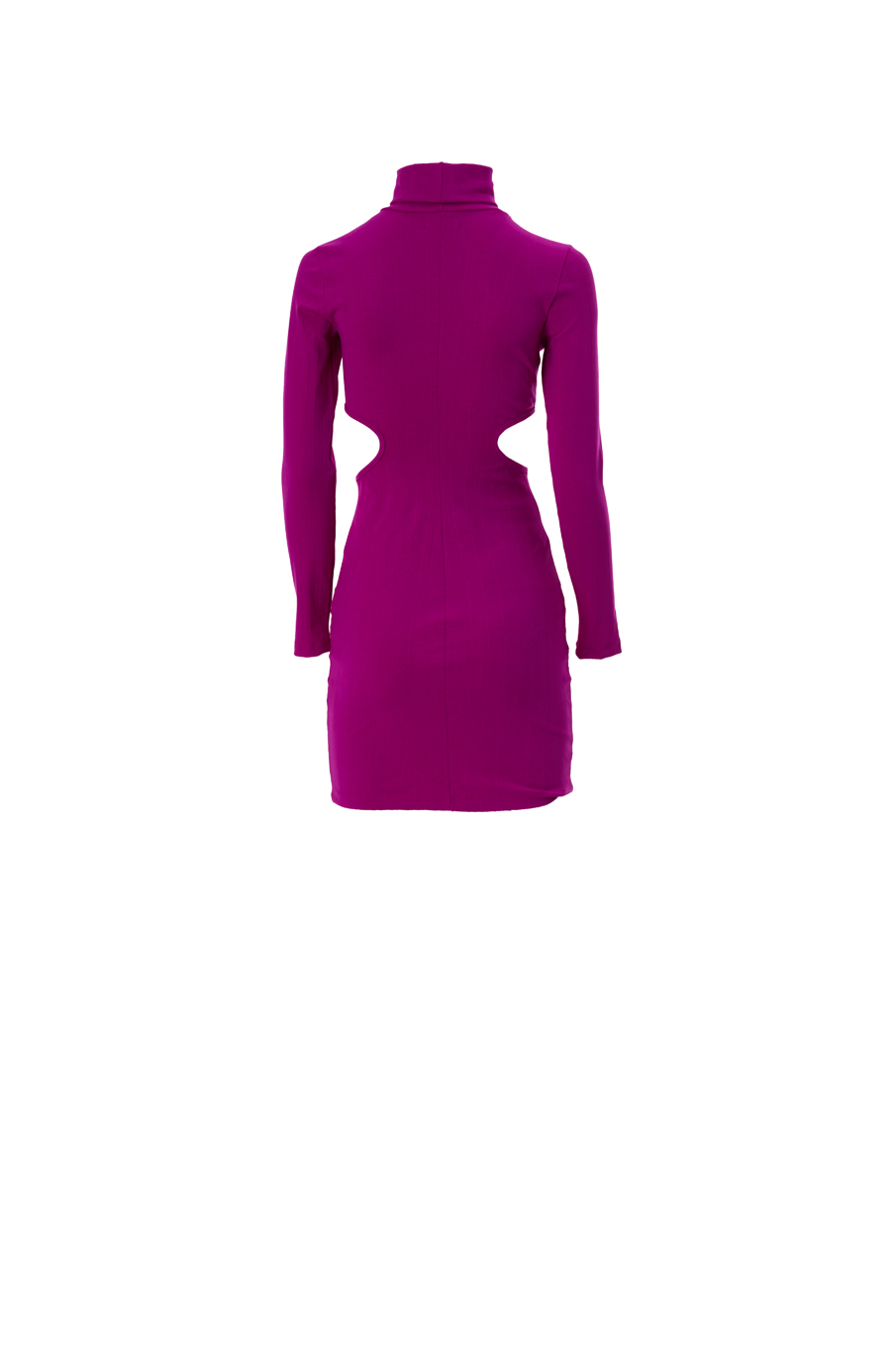 VESTIDO CANELADO P PRETO