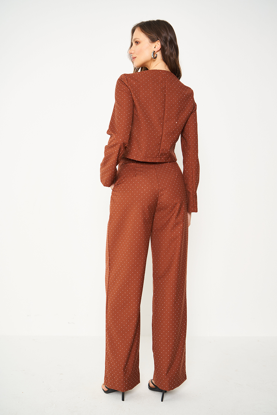JAQUETA COLCCI PP MARROM/PRATA