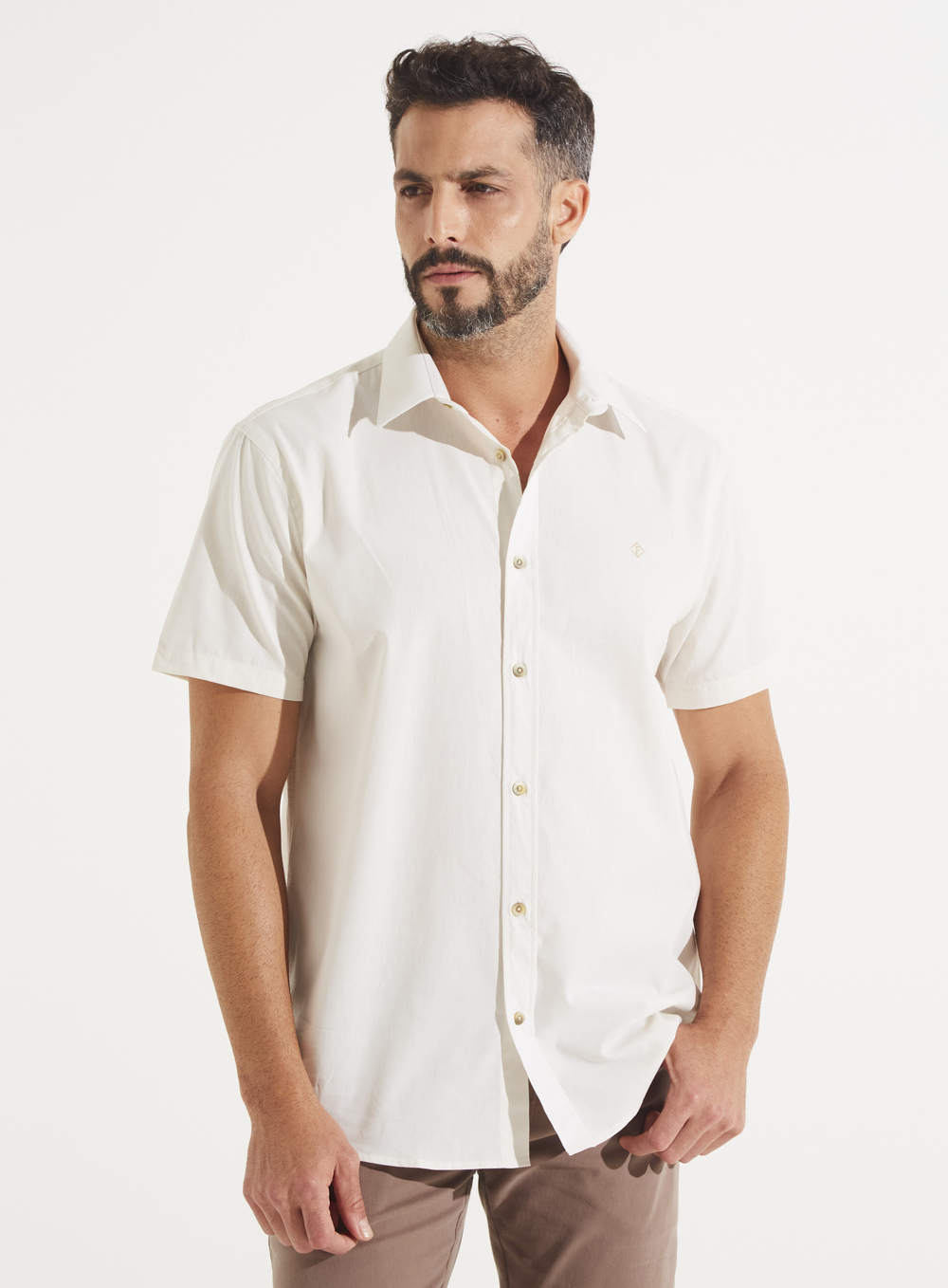 CAMISA RELAX XGG BEGE ITALIAN