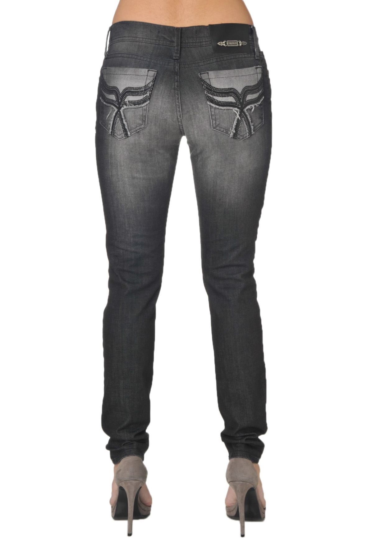 CALCA FATIMA SKINNY IND BORD 38 IND.PRET