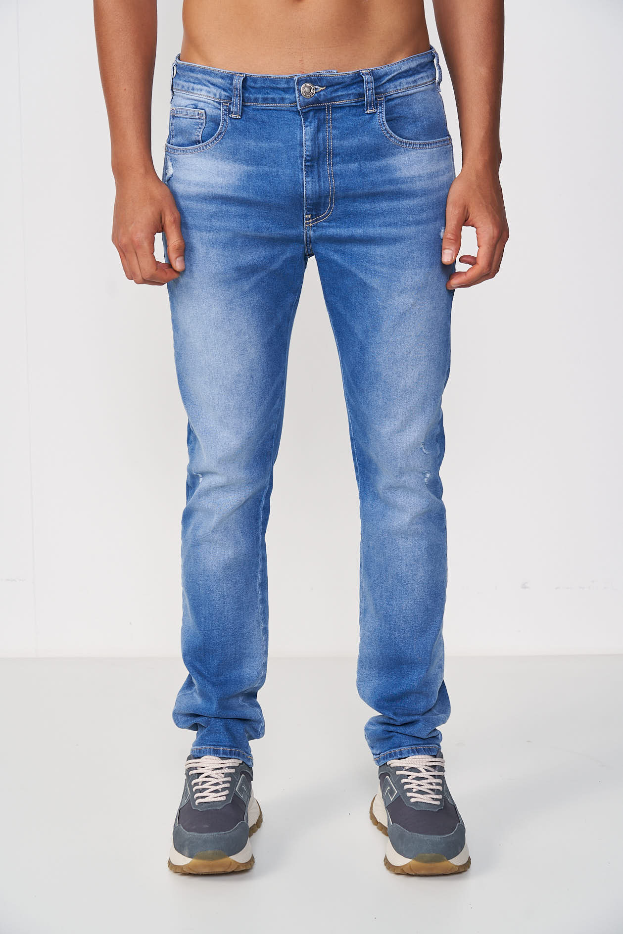 CALÇA JEANS AMSTERDAM 40 INDIGO