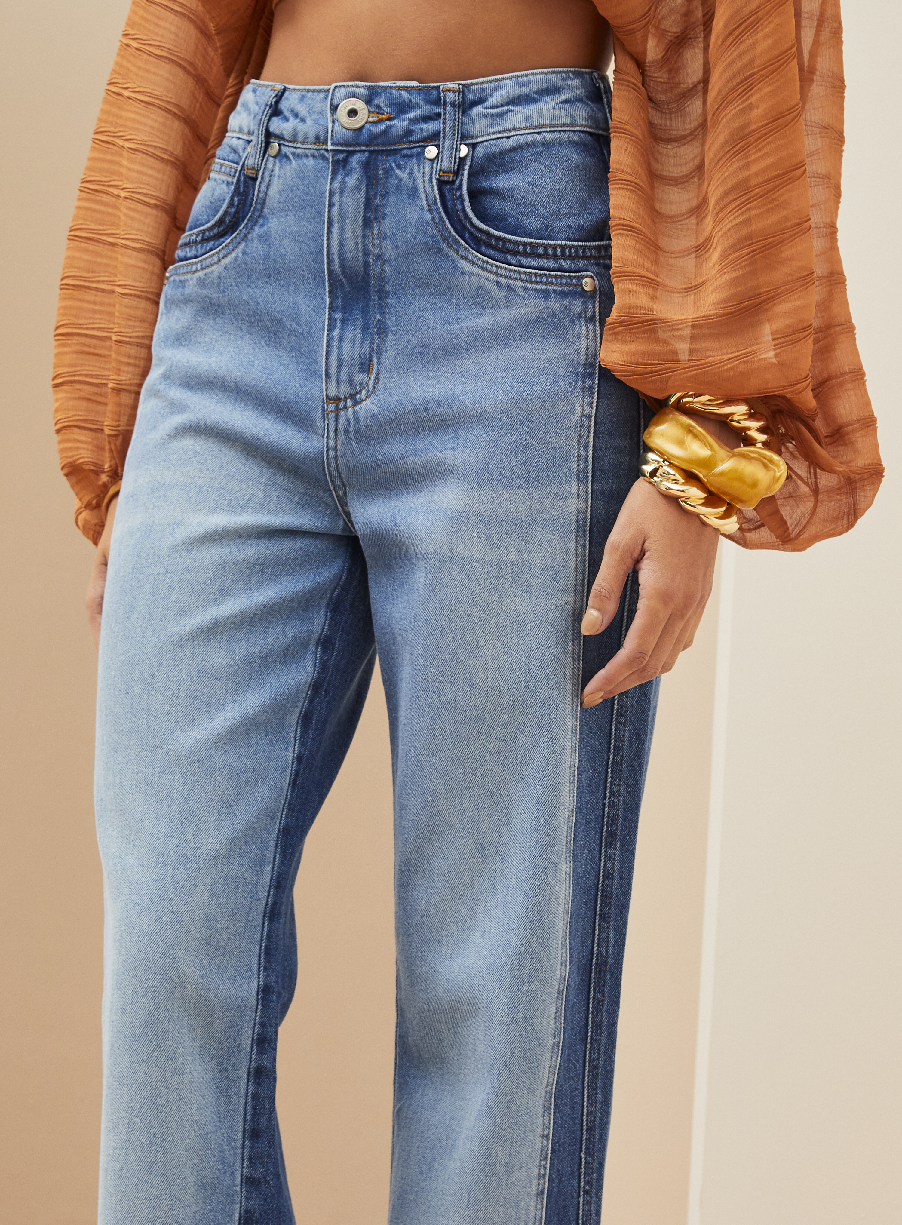 CALÇA JEANS BELLA 44 INDIGO