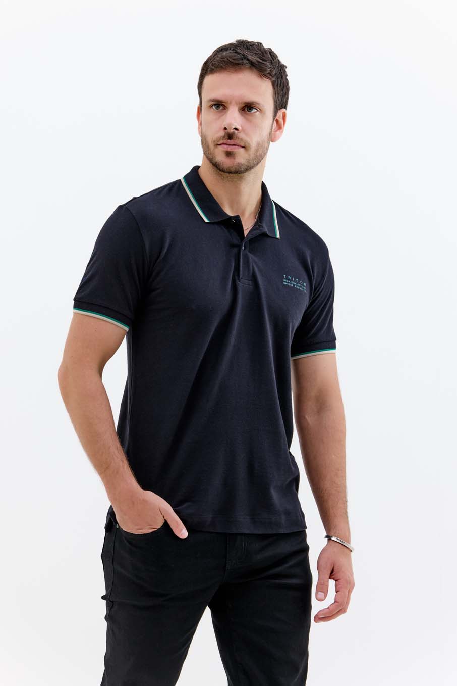 POLO TRITON GG PRETO