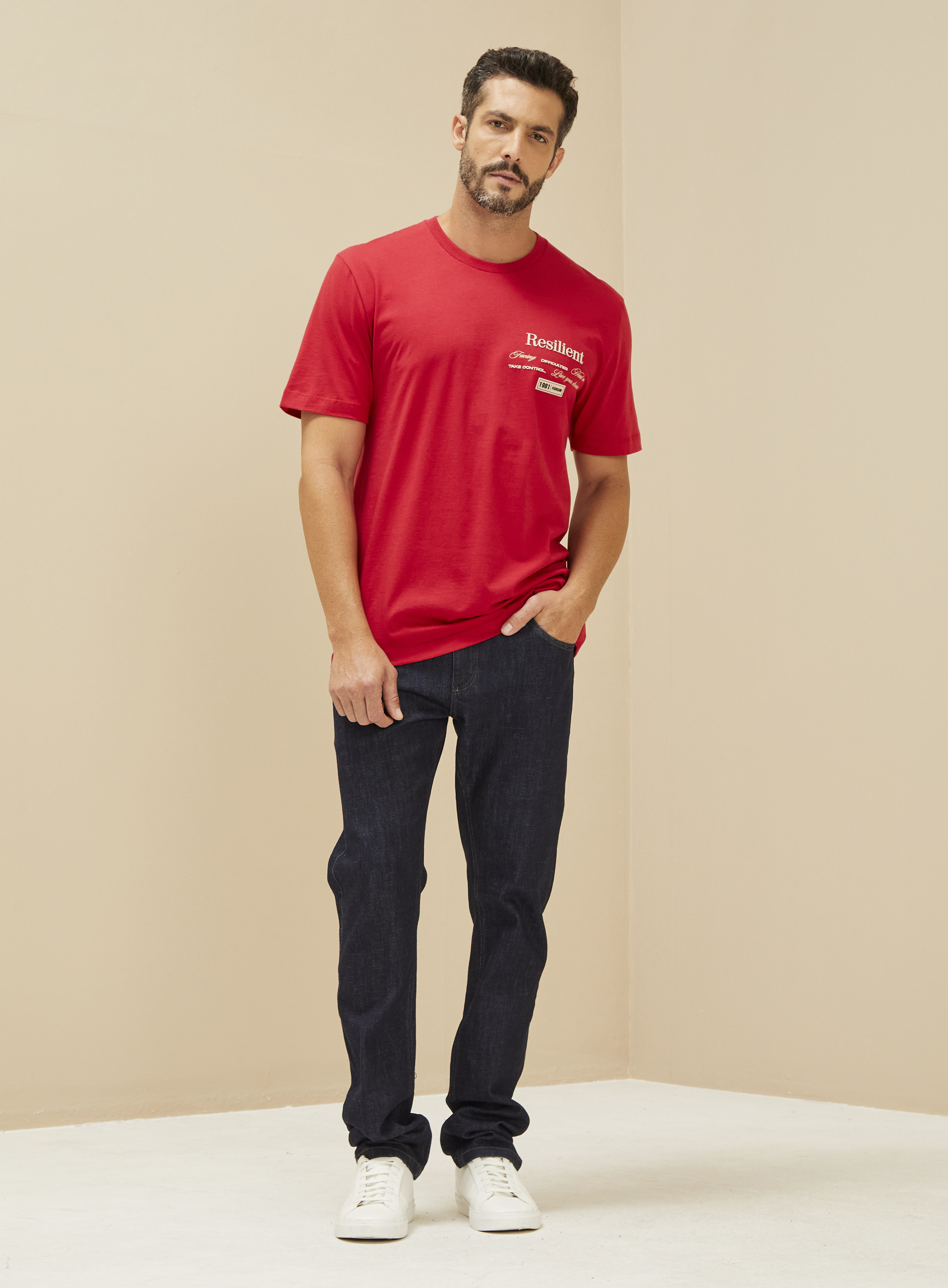 CALÇA JEANS PAUL SLIM 42 INDIGO