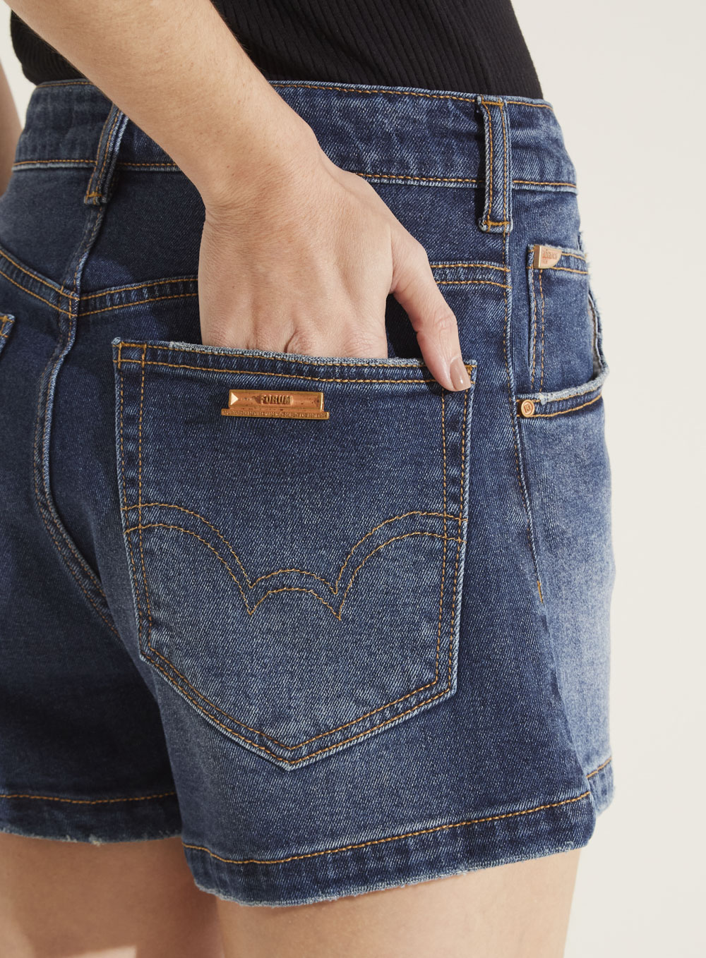 SHORT JEANS MALU 34 INDIGO