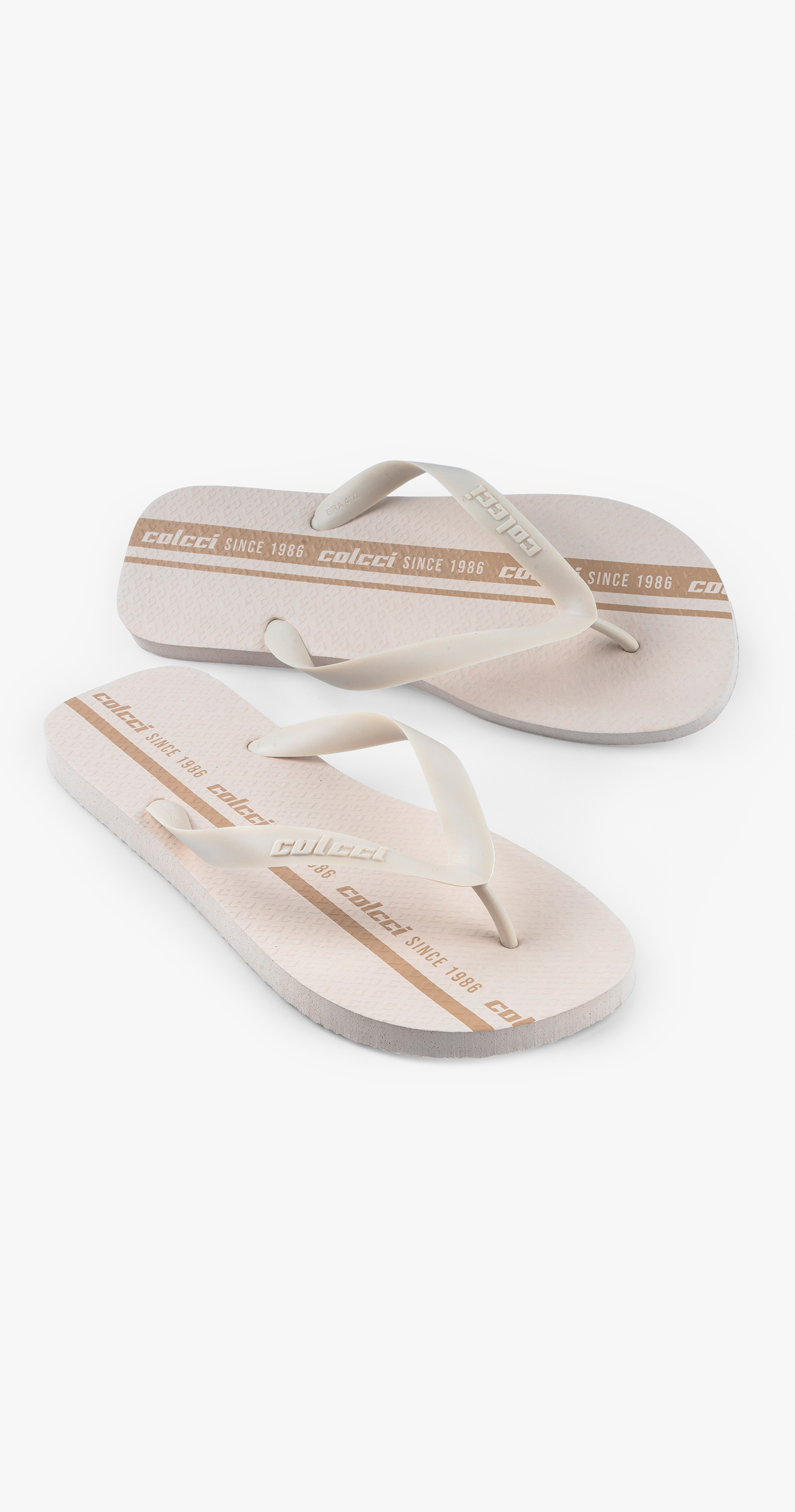 CHINELO MASC COLCCI COLOR LINE 39-40 OFF WHITE