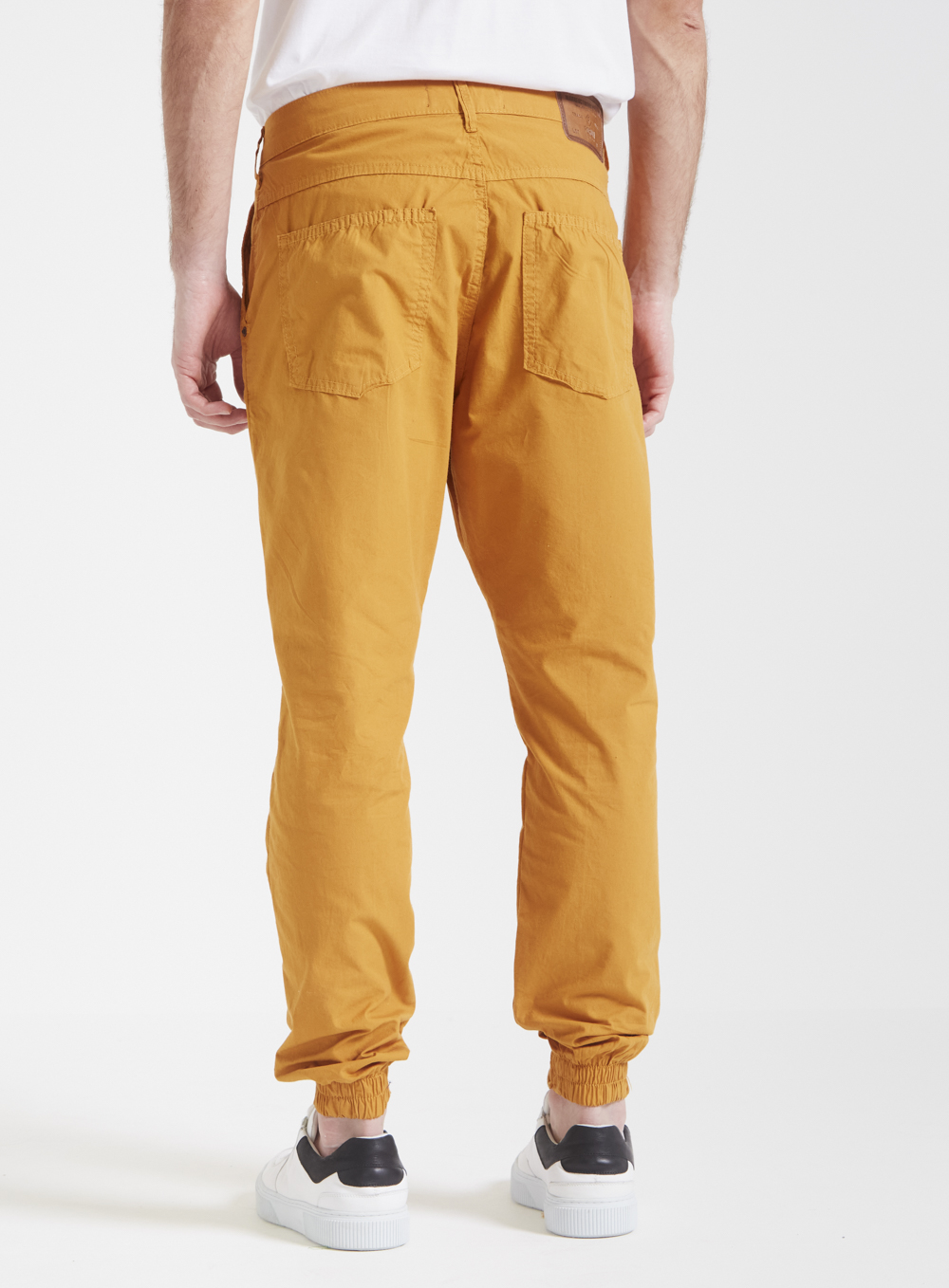 CALÇA SARJA JOGGING CROPPED 42 AMARELO COAST G