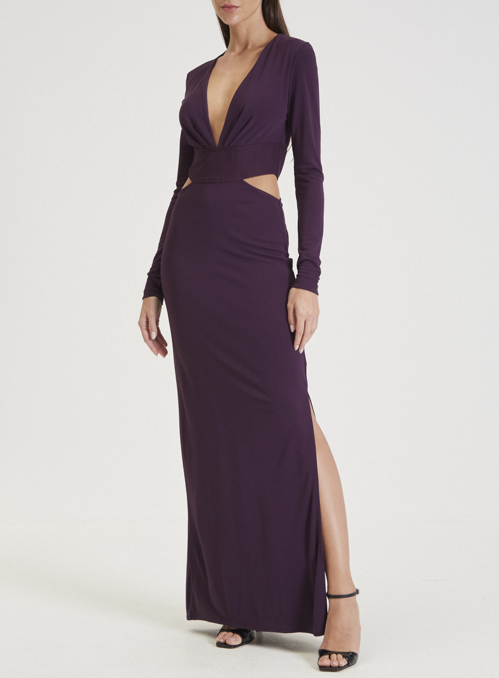 VESTIDO FORUM 36 ROXO CABERNET