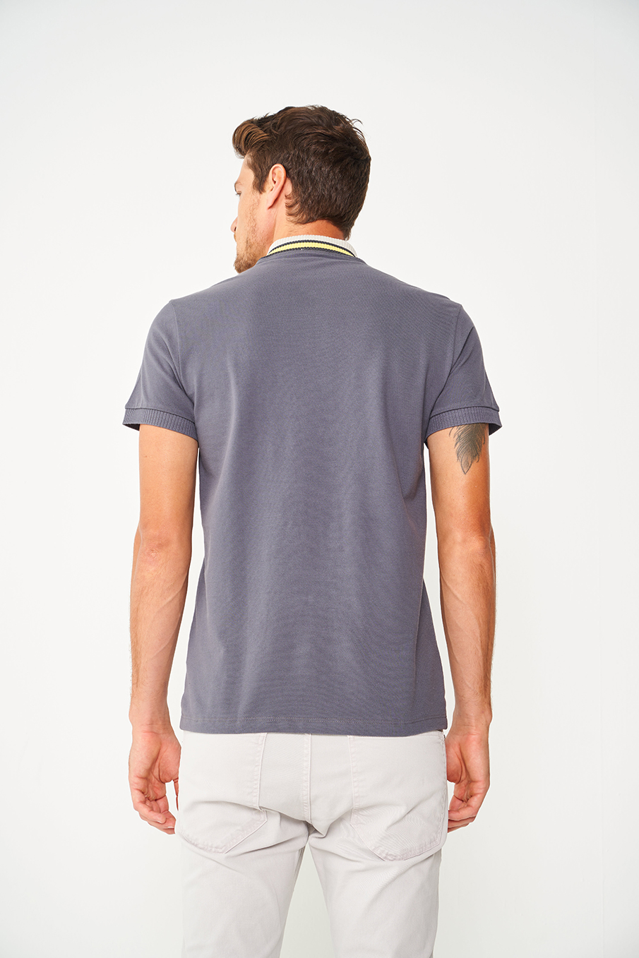 POLO COLCCI M CINZA FULIGEM