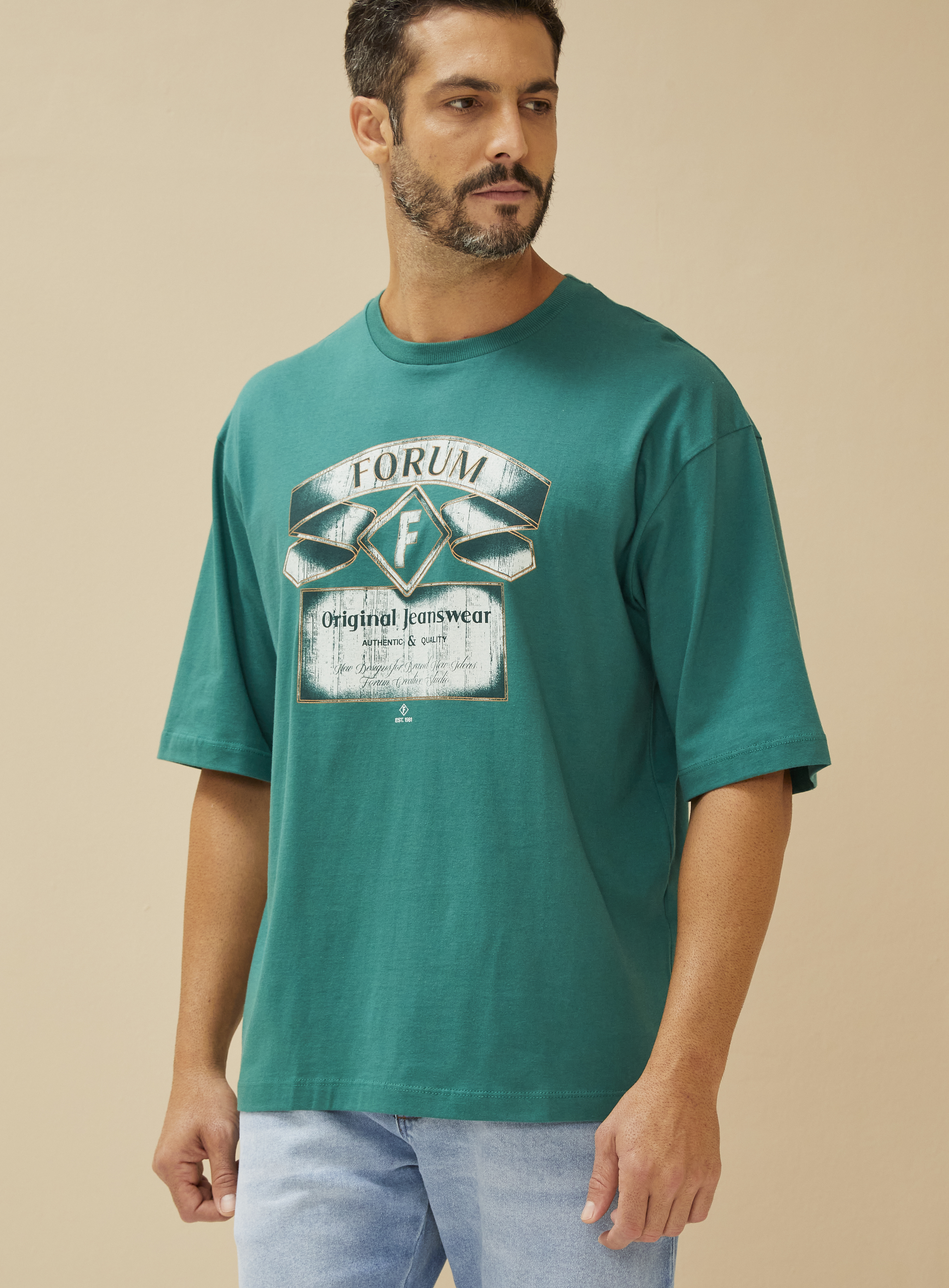 CAMISETA FORUM GG VERDE ACRA