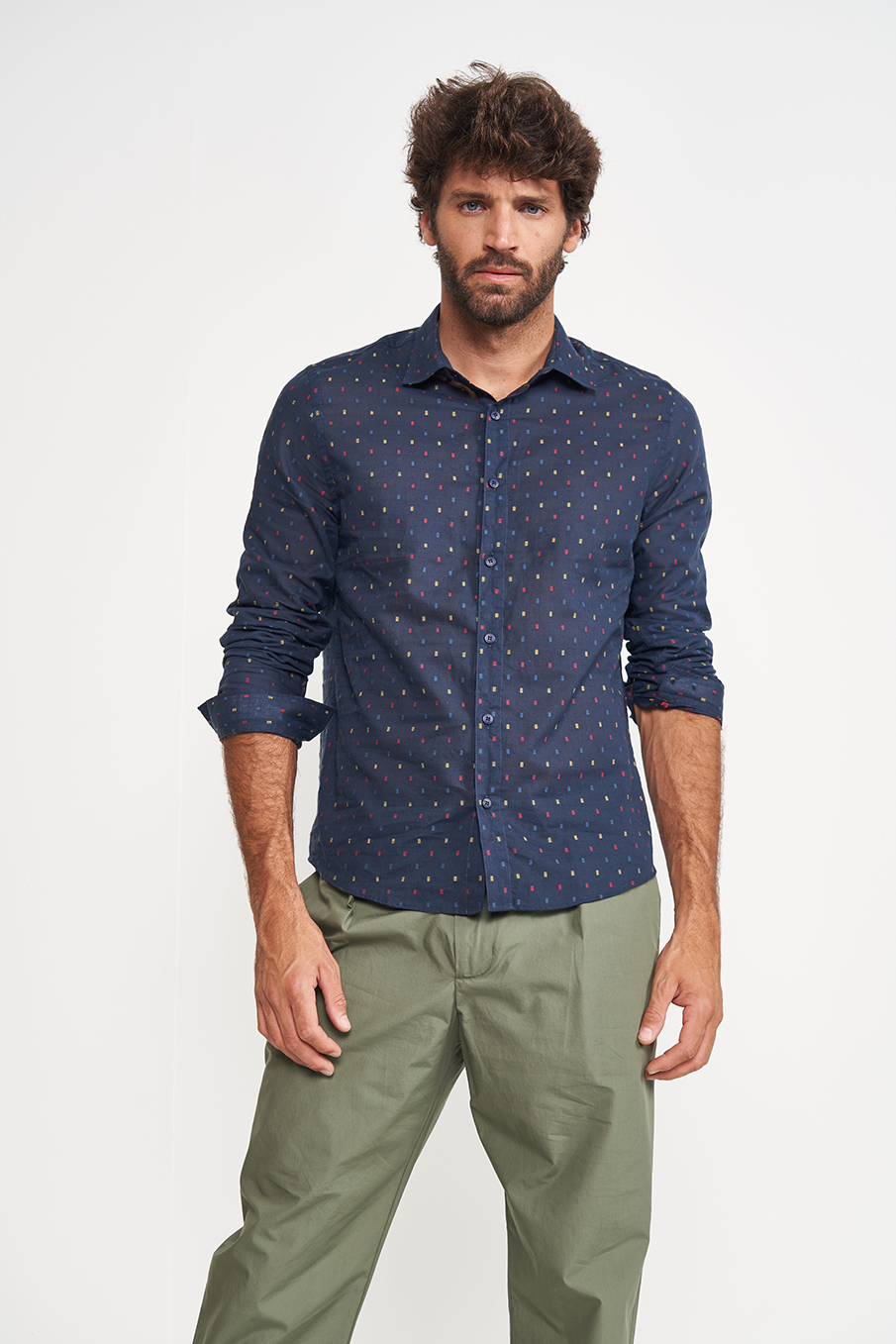 CAMISA RELAX P MAR/AMA/VERM/AZ
