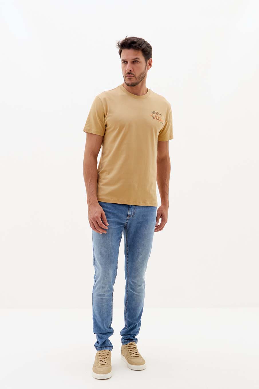 CAMISETA TRITON G BEGE FLAVO