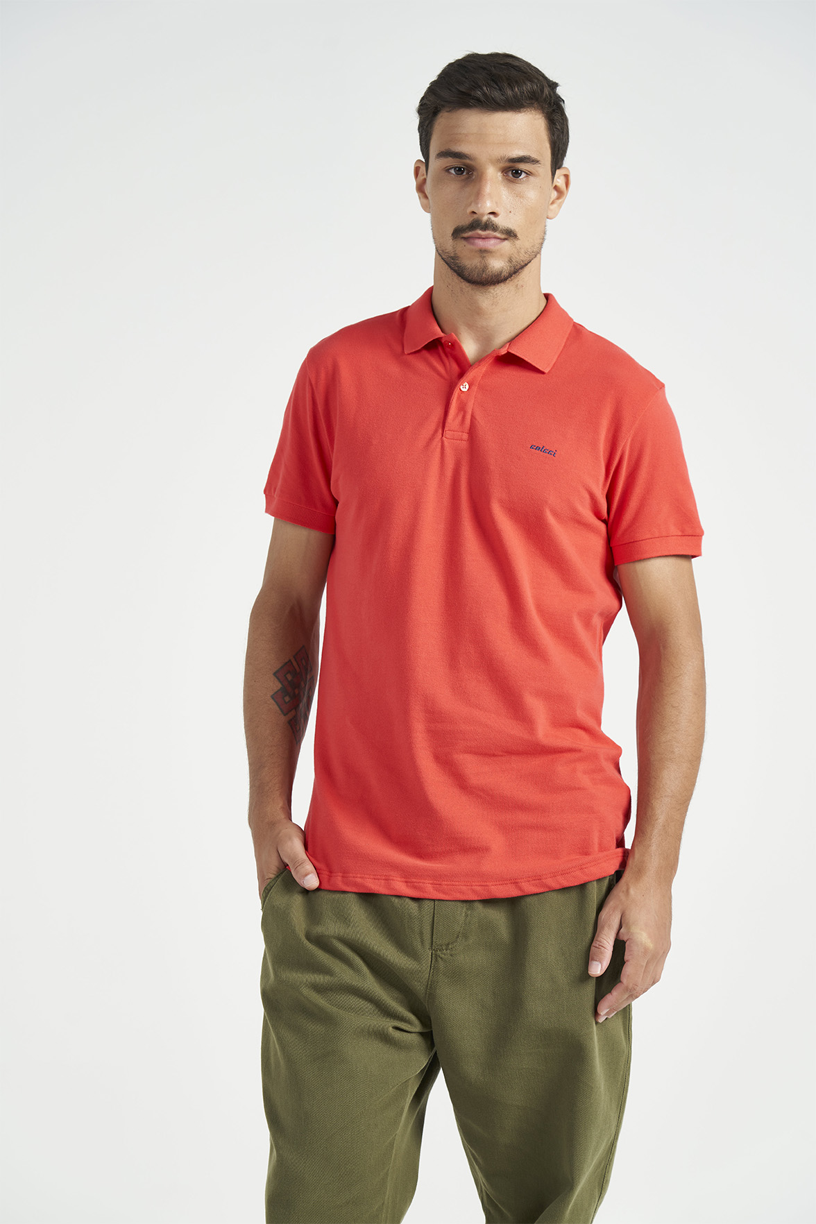POLO COLCCI M VERMELHO VERMIL