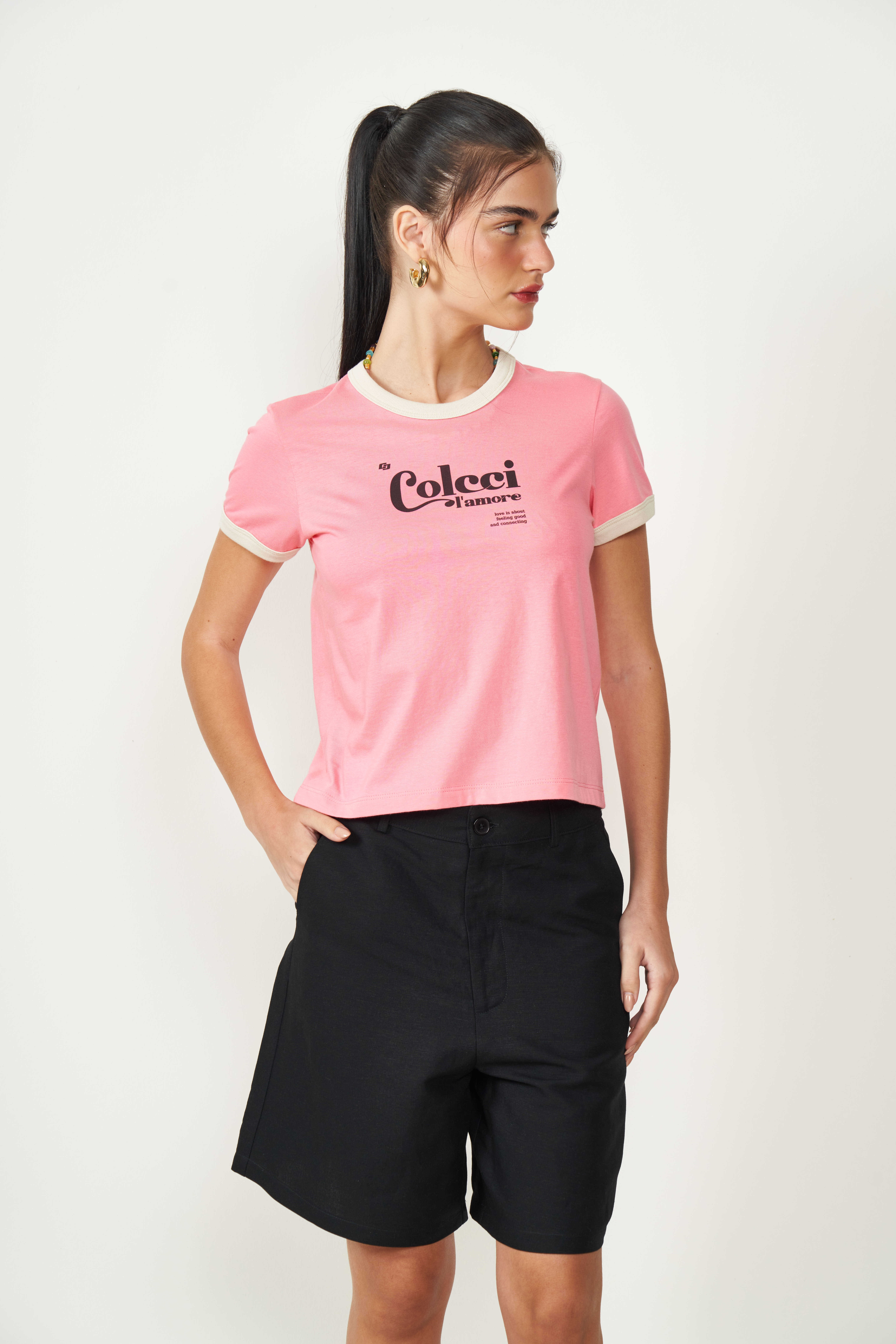 CAMISETA COLCCI G AZUL LAGOA