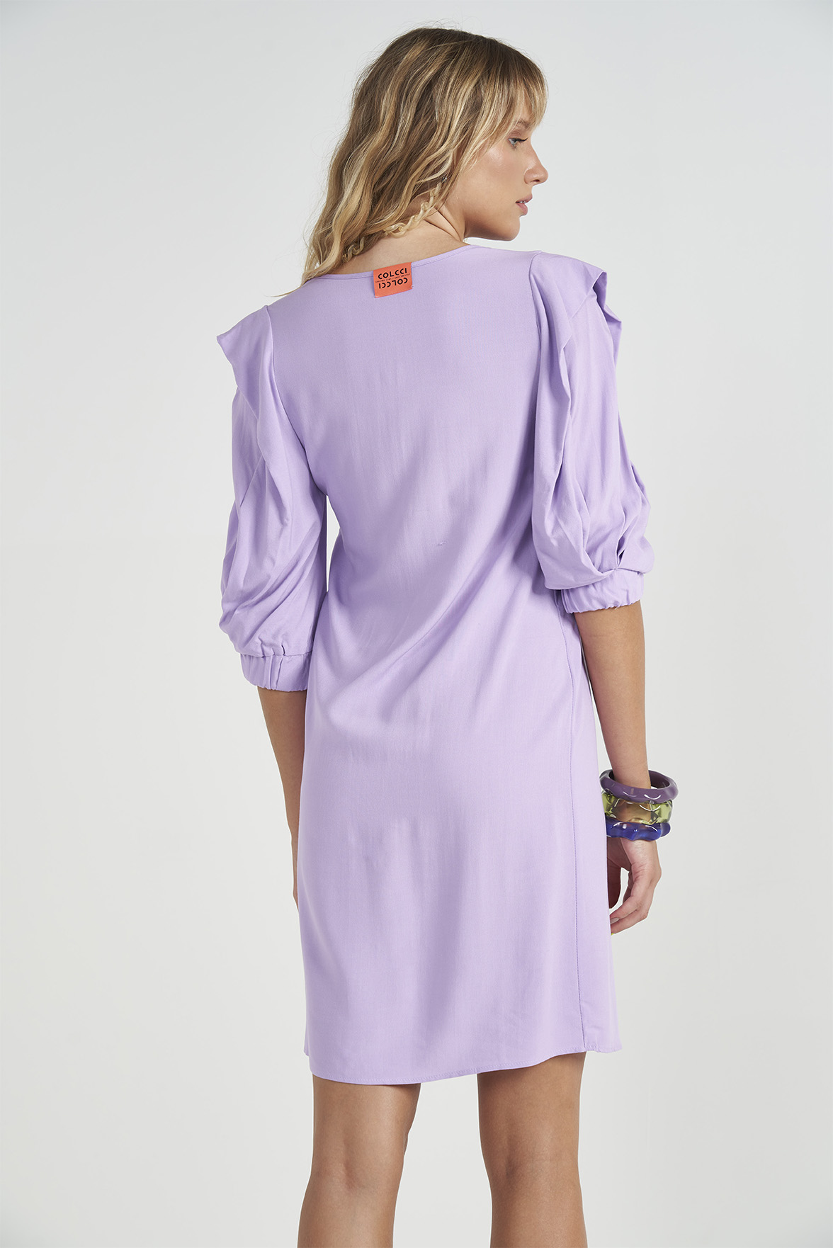 VESTIDO COLCCI P LILAS TAFFY
