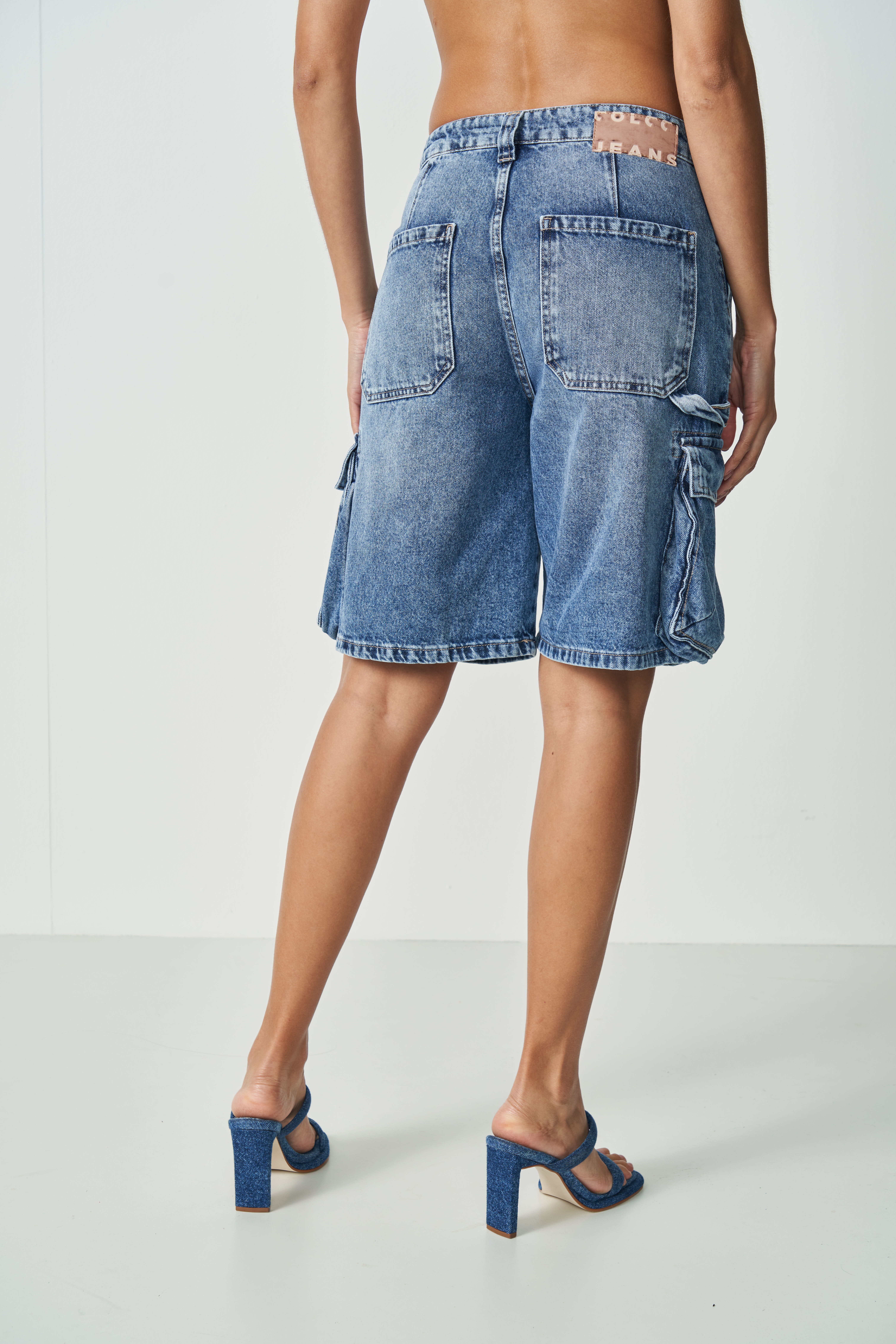 BERMUDA JEANS JADE 38 INDIGO