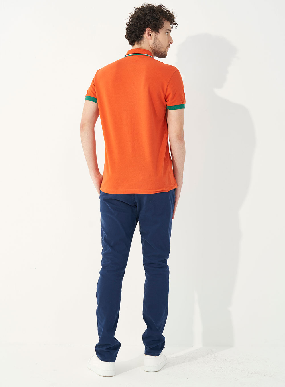 CALÇA SARJA FELIPE SKINNY 46 VERDE JIBOIA