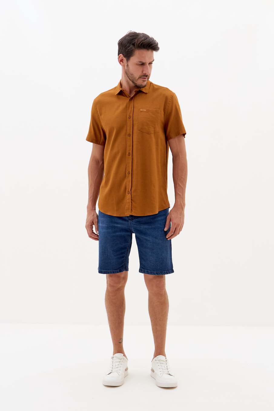 BERMUDA JEANS LUAN 40 INDIGO