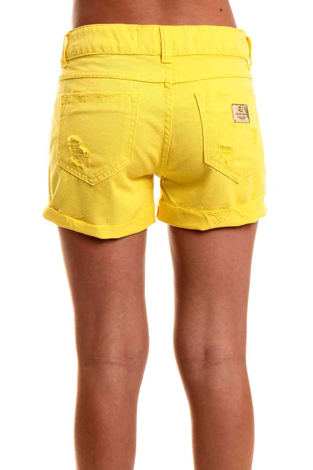 BERMUDA FEM SARJA 8OZ TINT 8 AZUL ULTRA