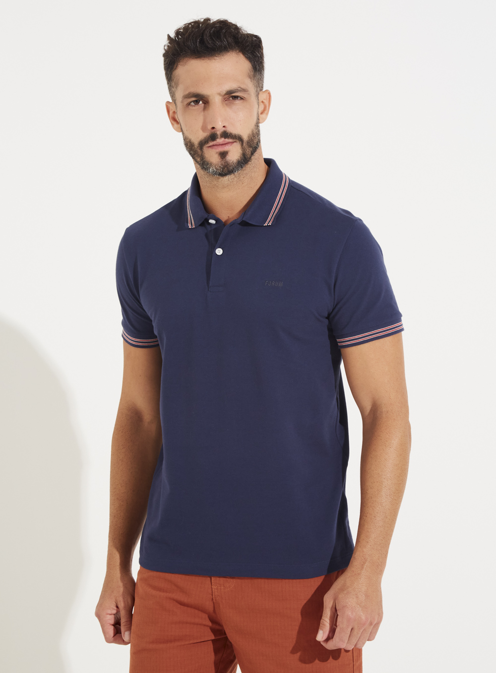 POLO FORUM M AZUL OLYMPIC