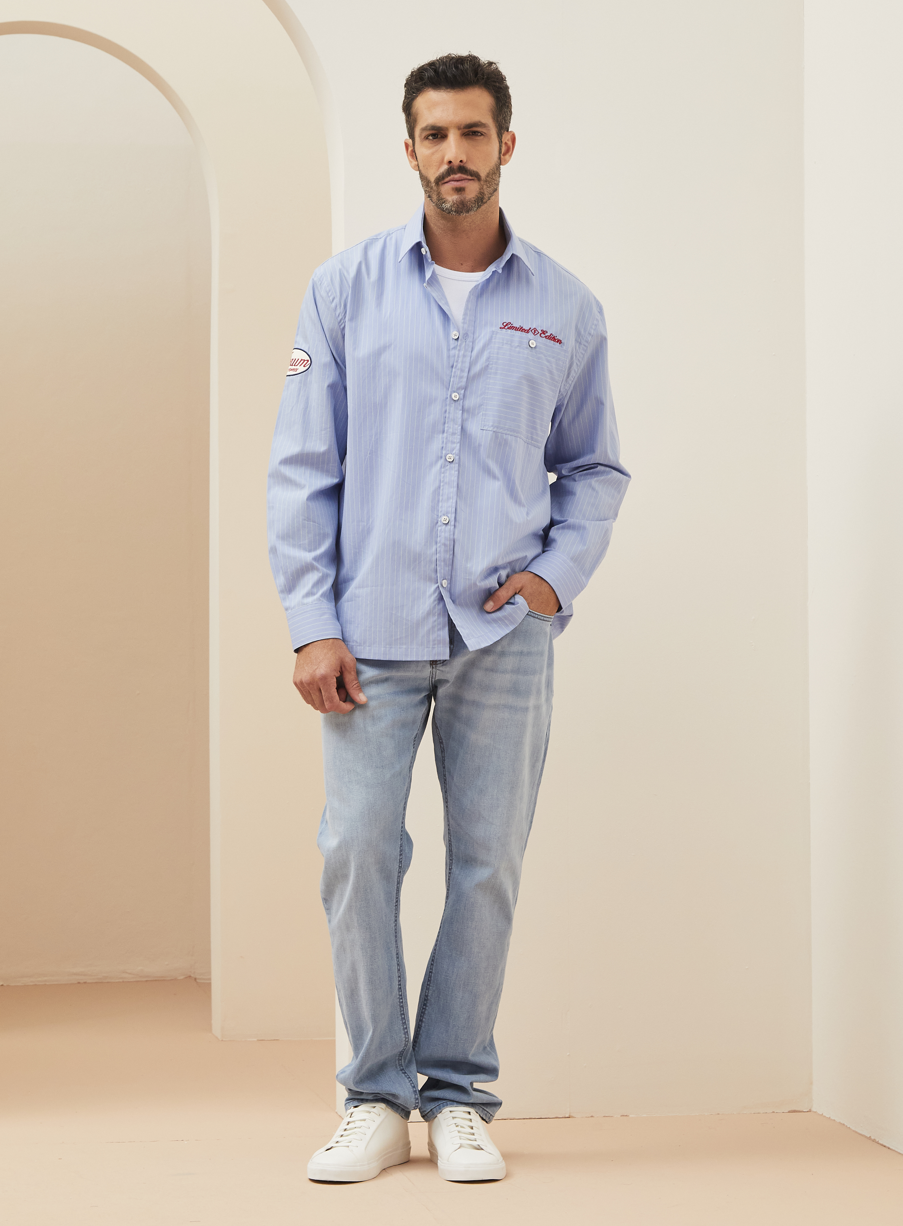 CALÇA JEANS PAUL SLIM 40 INDIGO