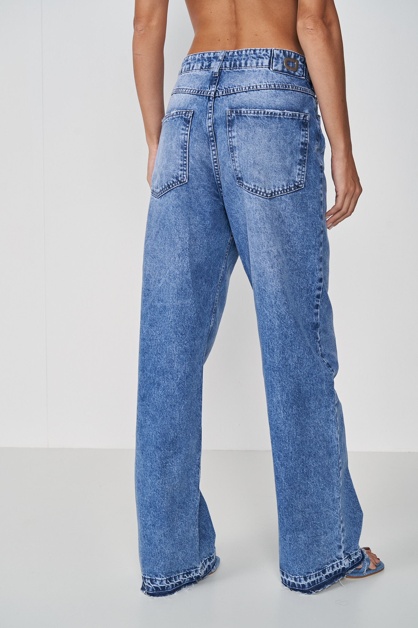 CALÇA JEANS BRUNA LOW 42 INDIGO
