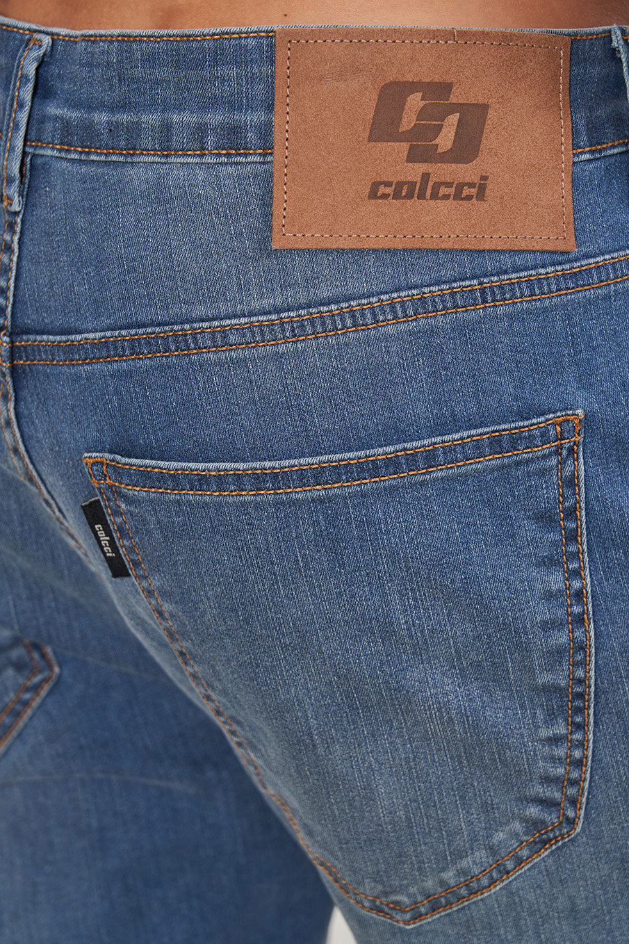 CALÇA JEANS RETA 46 INDIGO