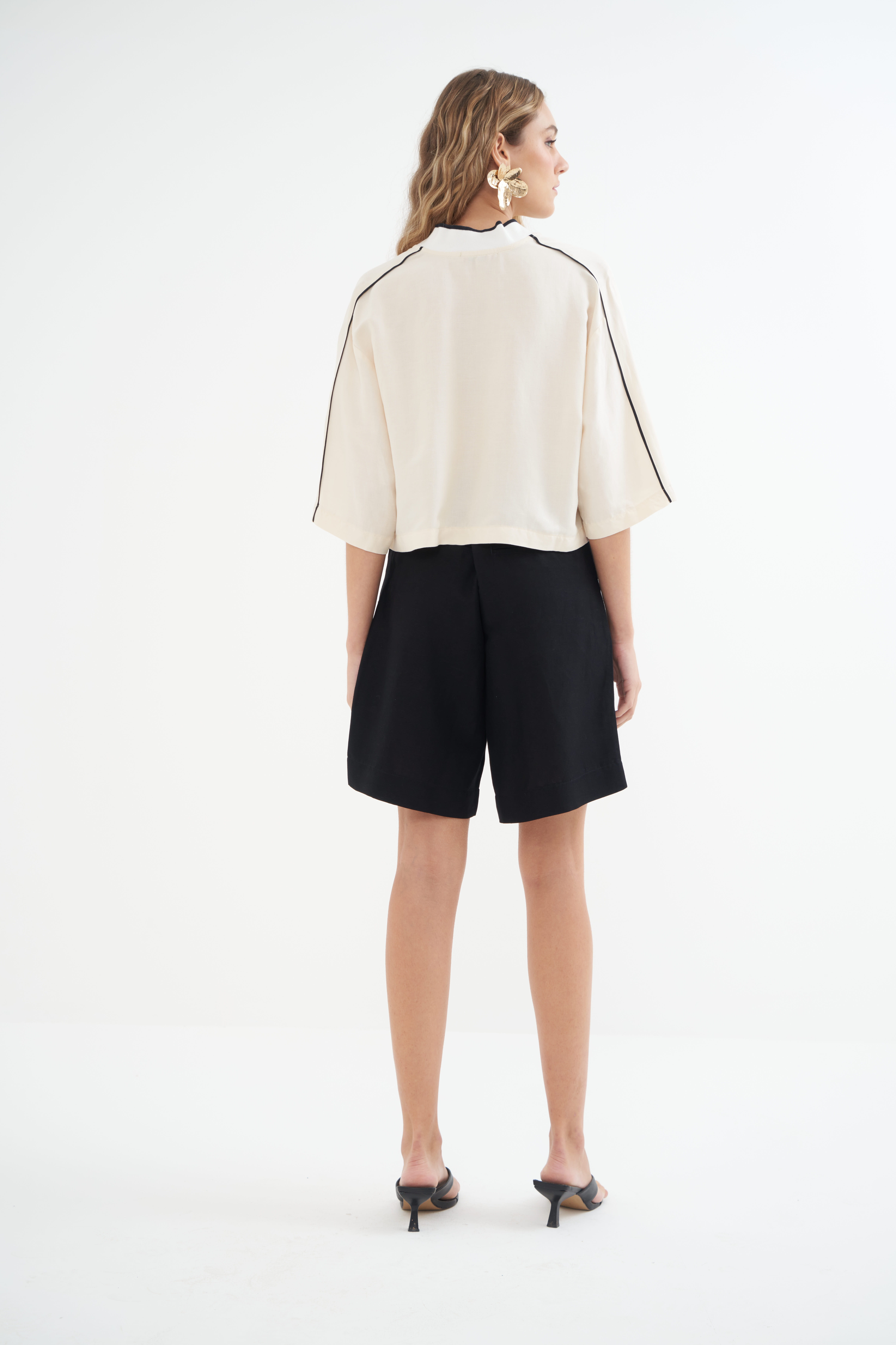 CAMISA LINHO G BEGE AFFOGATO
