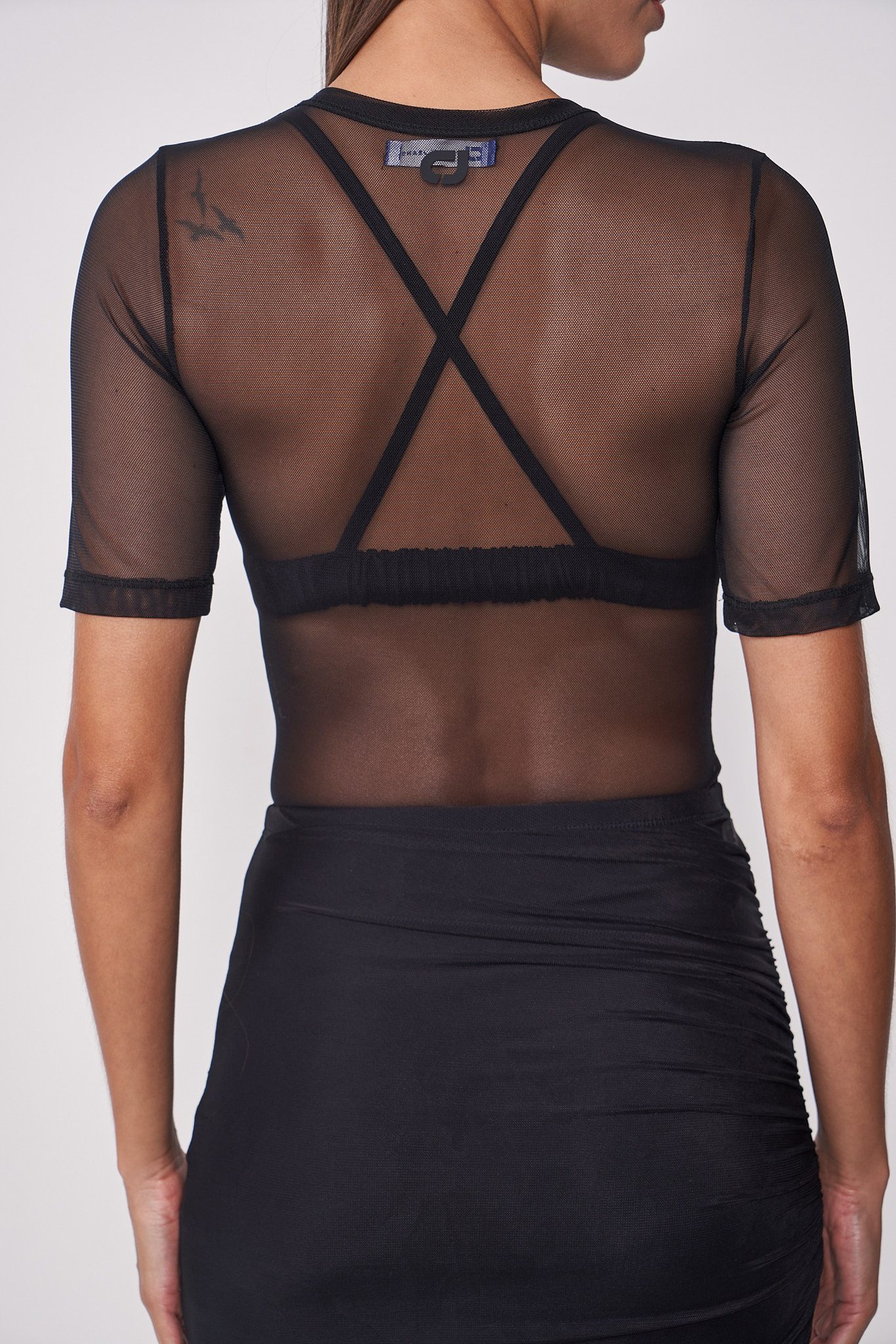 BLUSA TULE PP PRETO