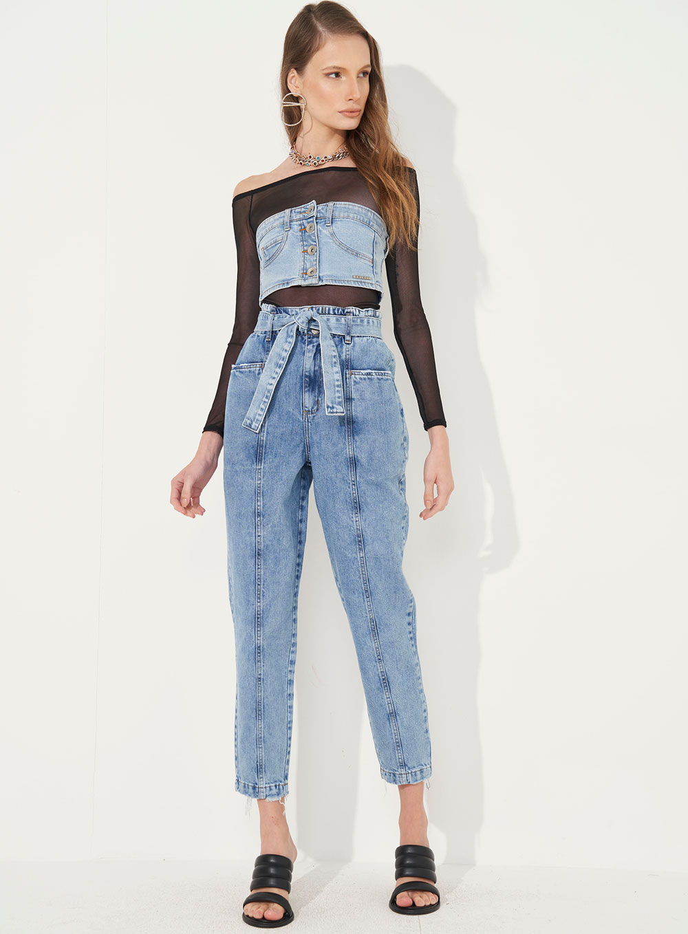 CALÇA JEANS JOANA 36 INDIGO