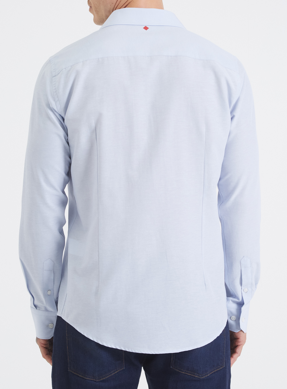 CAMISA SLIM FIT 4 AZUL/BRANCO