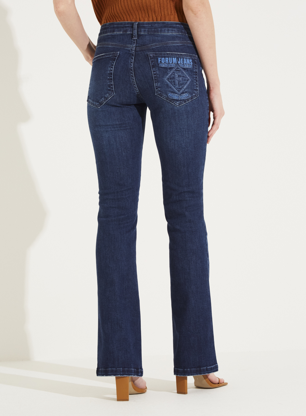 CALÇA JEANS MARISA BOOT CUT 44 INDIGO