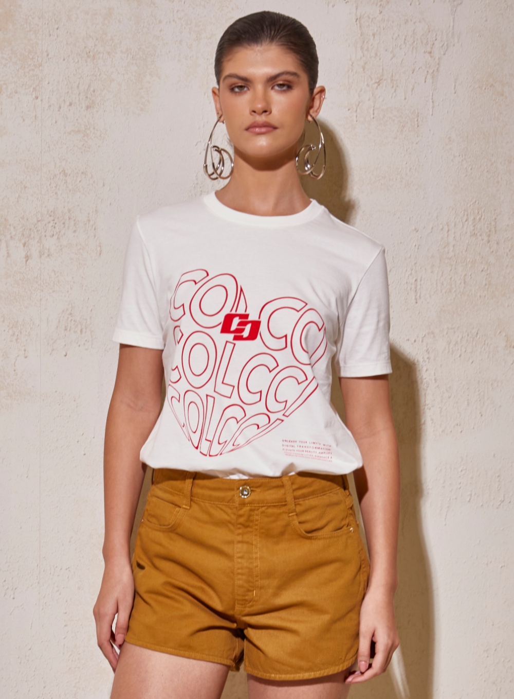 CAMISETA COLCCI P VERMELHO IFE