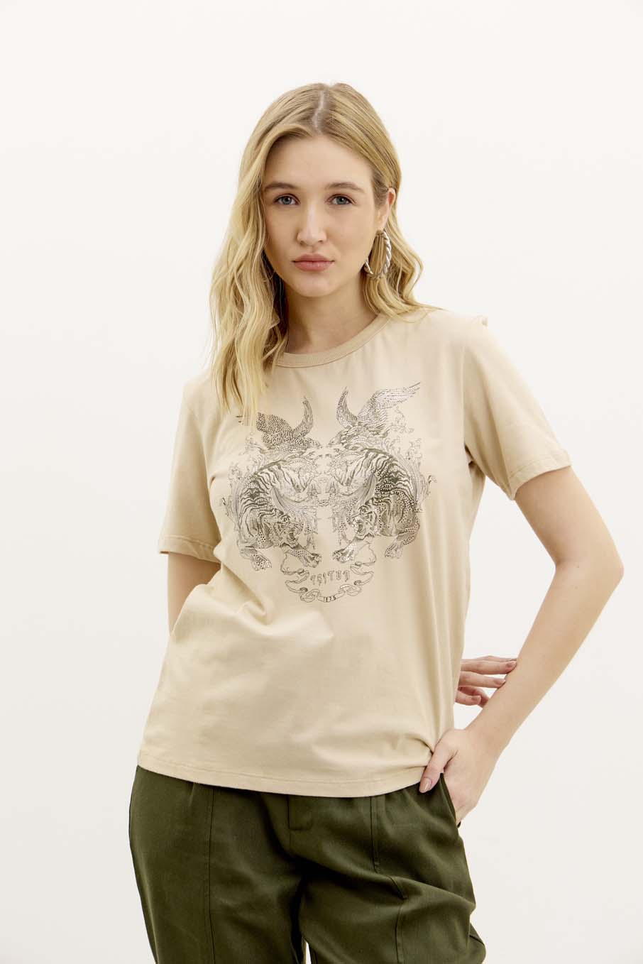 CAMISETA TRITON GG MARROM FEIJO