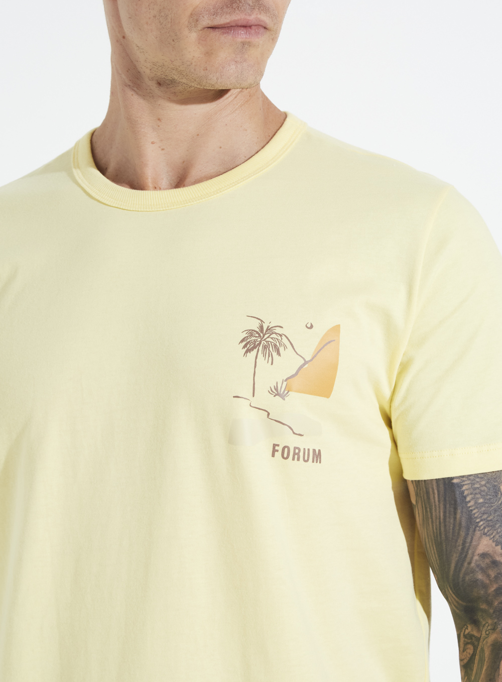 CAMISETA FORUM G AMARELO CANARIO