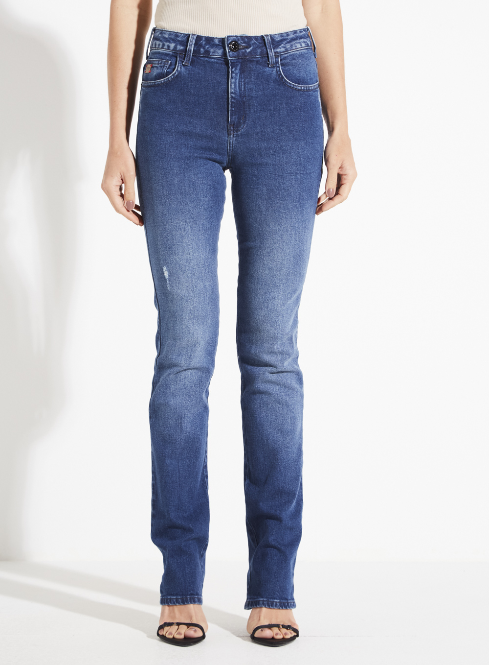 CALÇA JEANS MARISA 2 SLIM 38 INDIGO