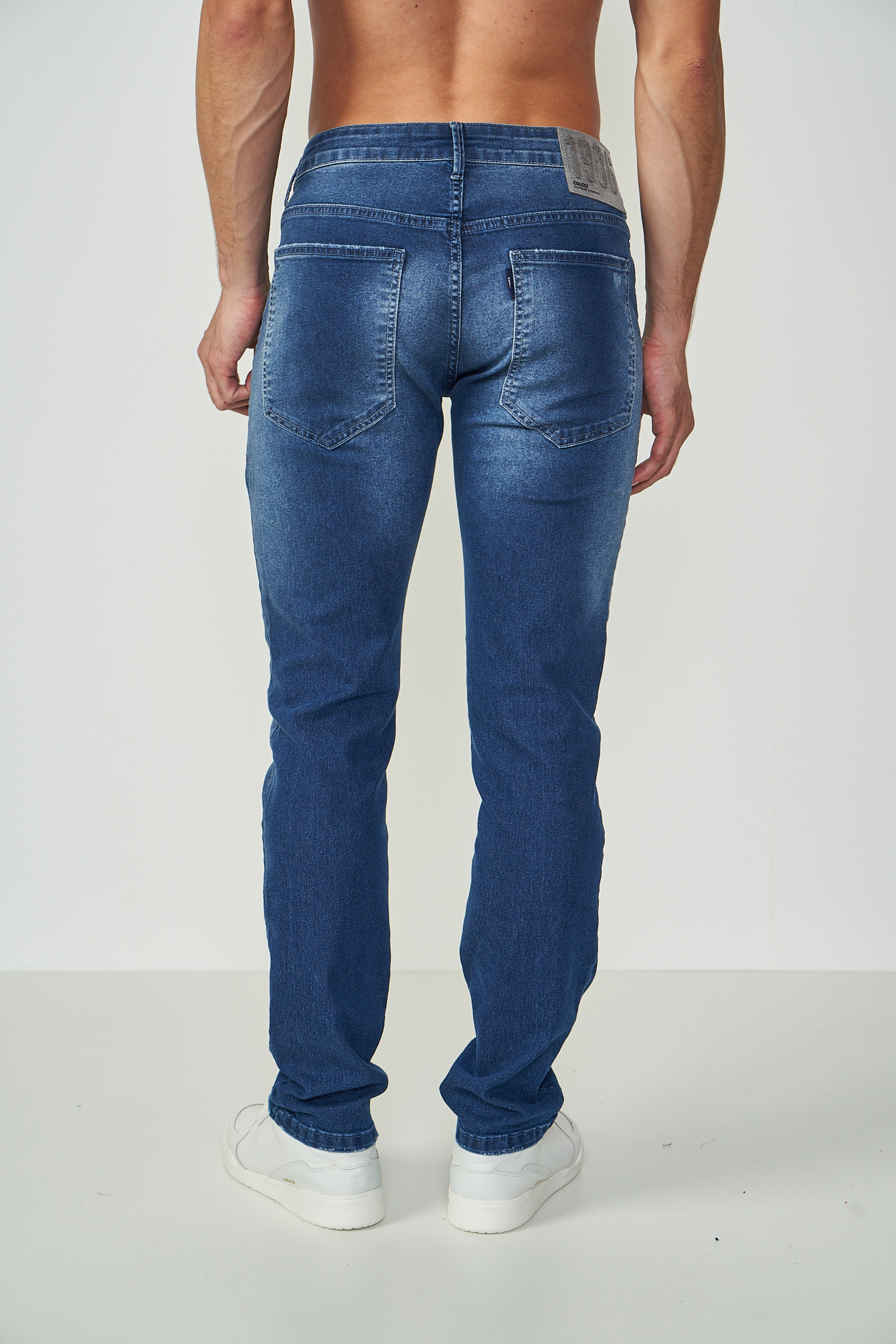 CALÇA JEANS ALEX SLIM 48 INDIGO
