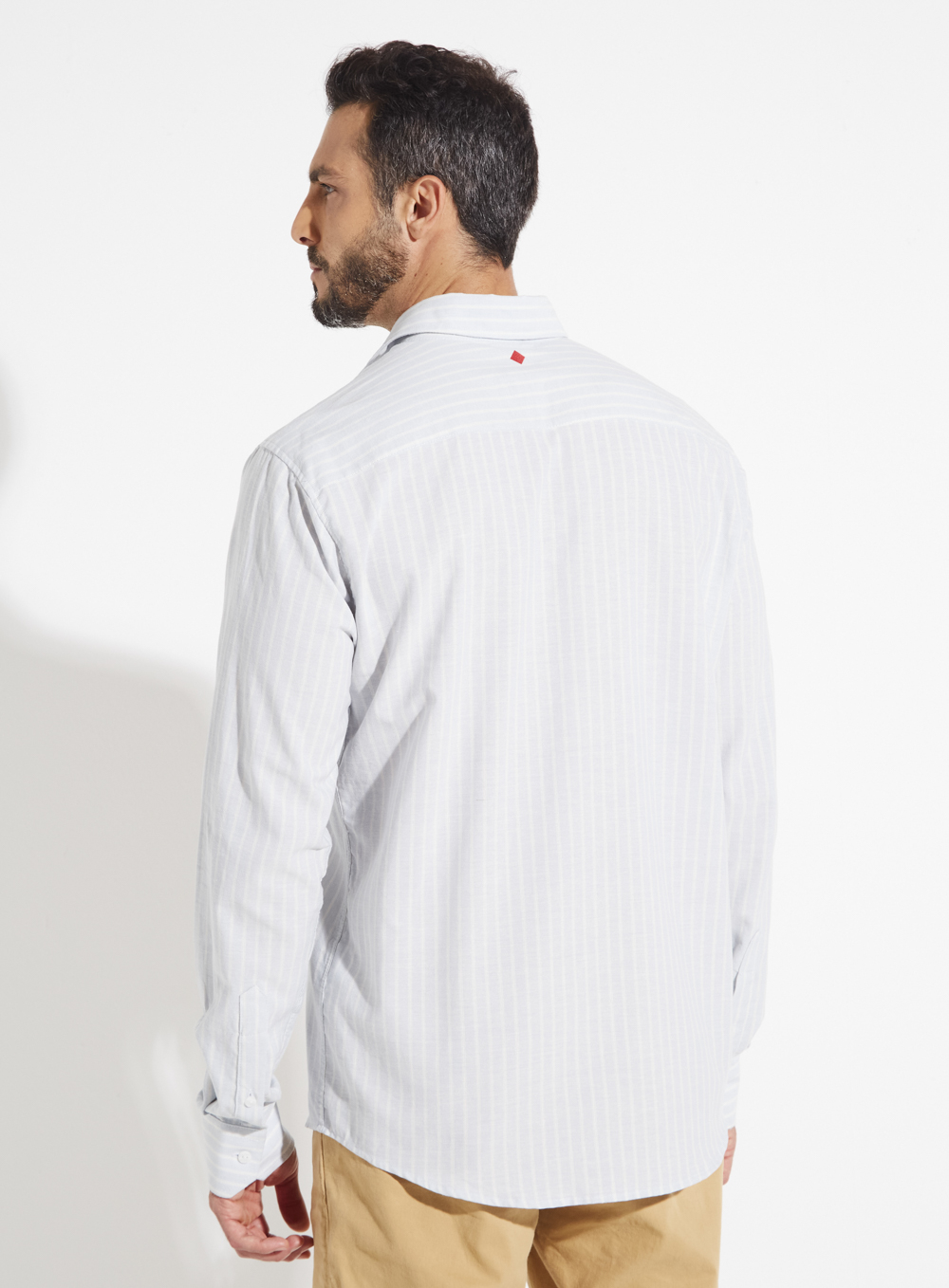 CAMISA LINHO LISTRADA SLIM FIT 3 LISTRADO