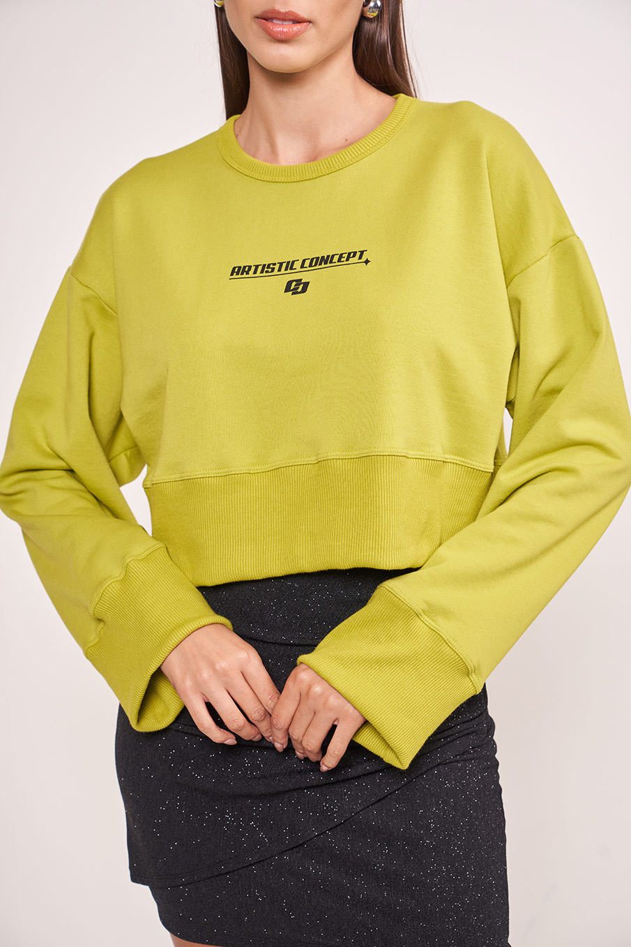 BLUSÃO MOLETOM M VERDE GRENOBLE