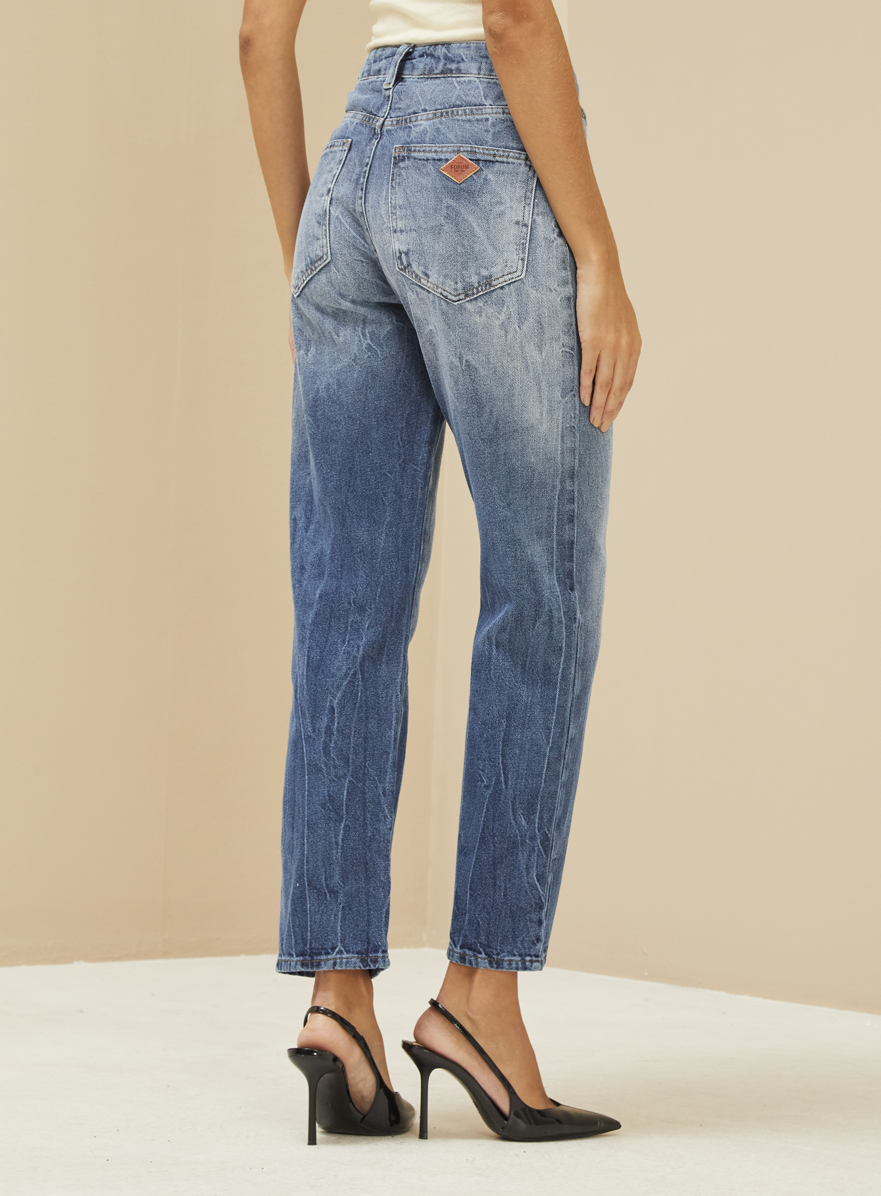 CALÇA JEANS NADIA 38 INDIGO