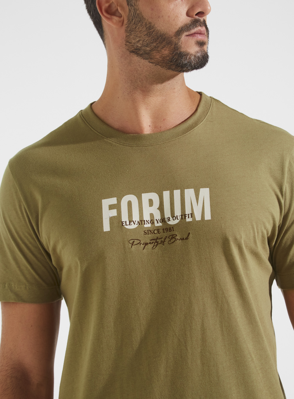 CAMISETA FORUM M BEGE MISK