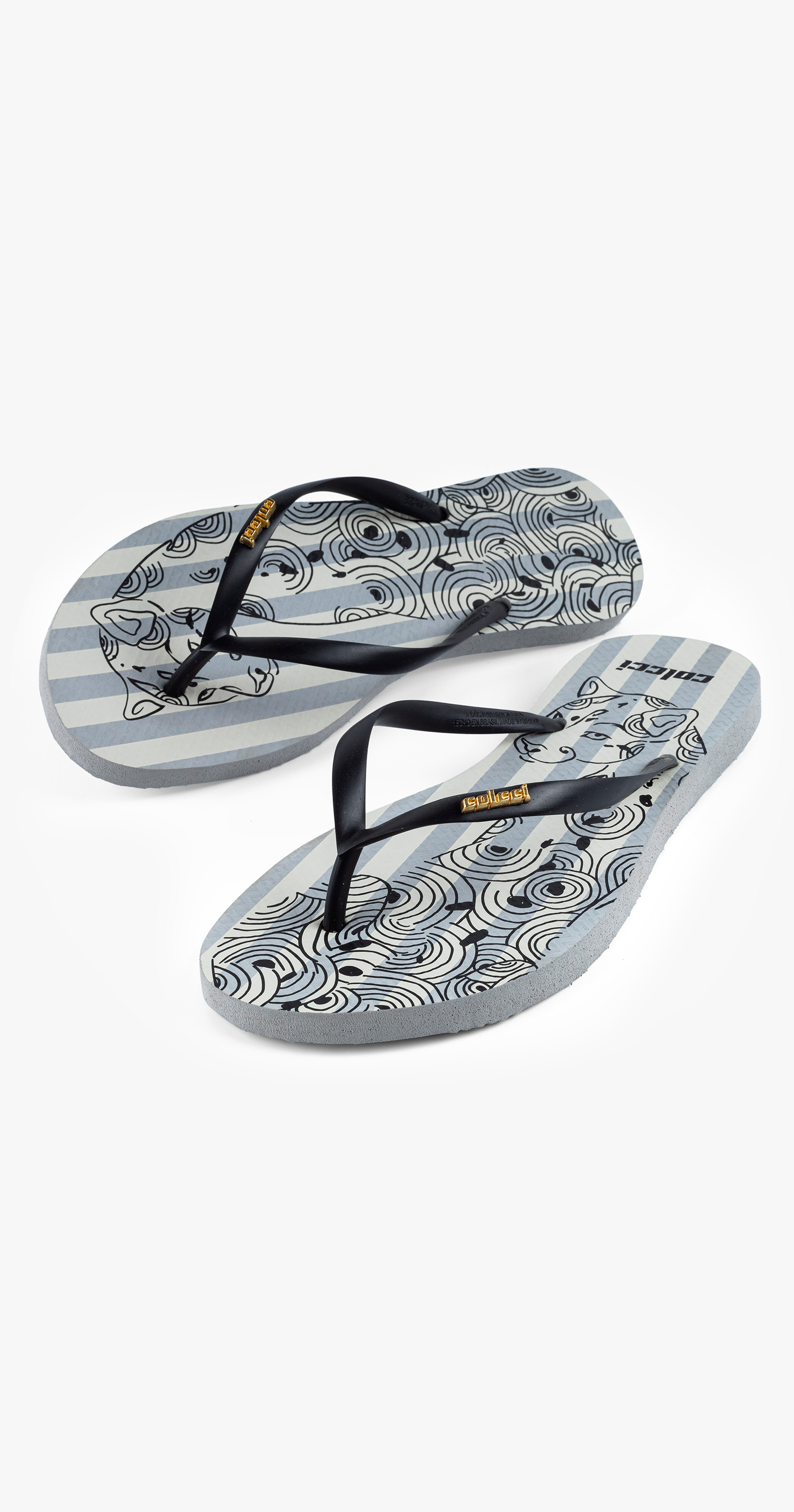 CHINELO FEM COLCCI MEOWTIFUL 33-34 MARROM EBBELA