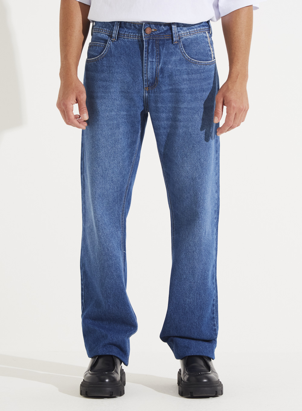 CALÇA JEANS PAUL REGULAR 42 INDIGO