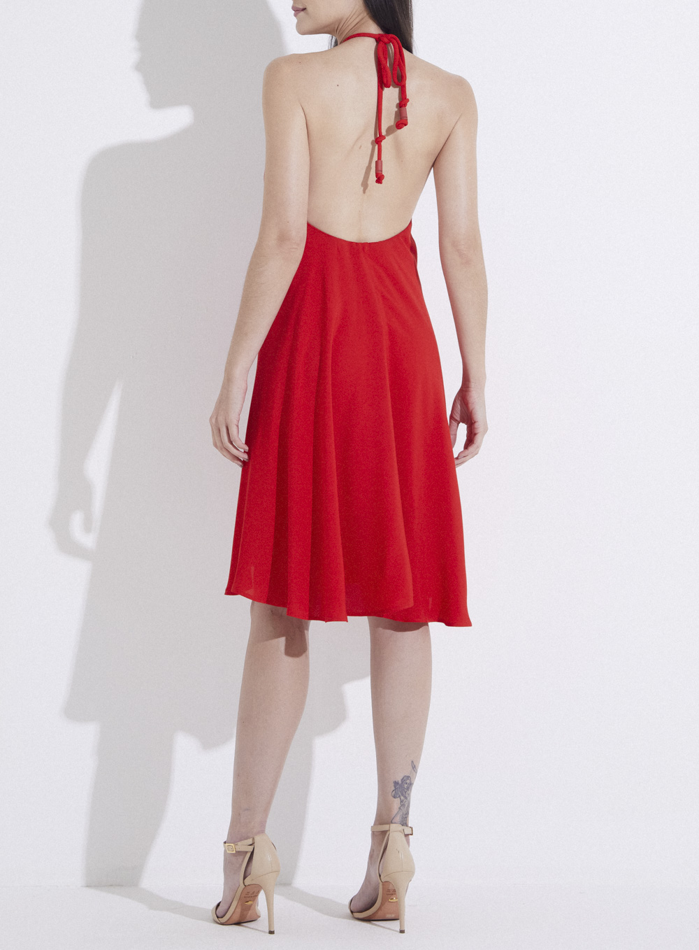 VESTIDO FORUM G VERMELHO SPARKLY