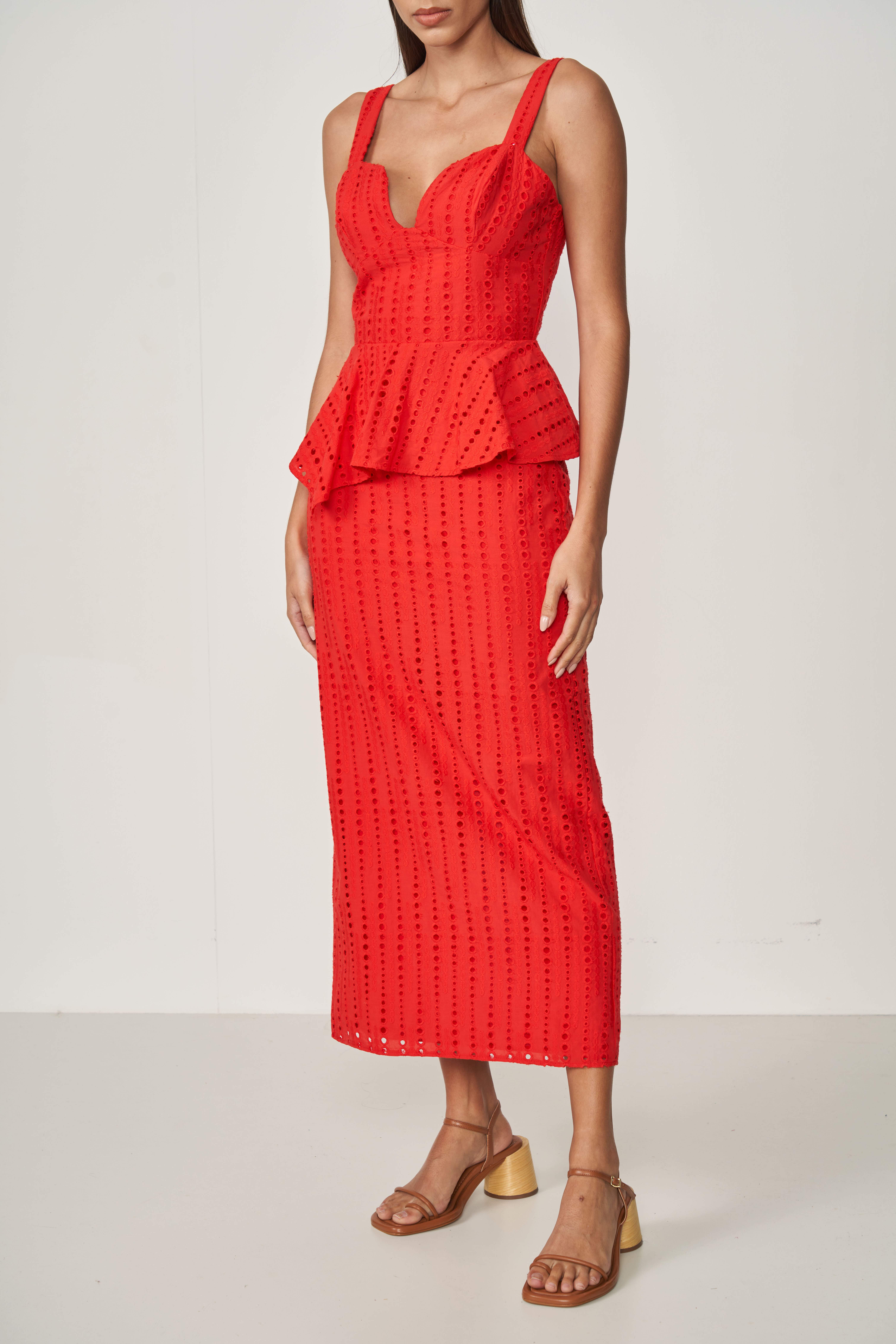 VESTIDO LAISE G VERMELHO IFE
