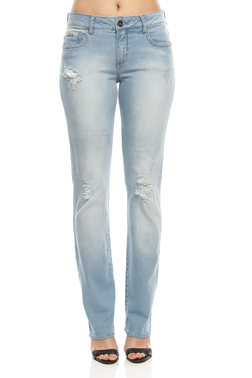 CALCA JEANS VERONICA SLIM 36 INDIGO