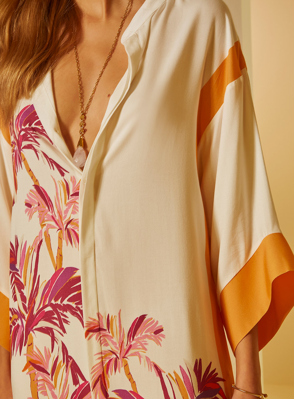 VESTIDO CURTO ESTAMPADO P PANNEAUX TROPIC